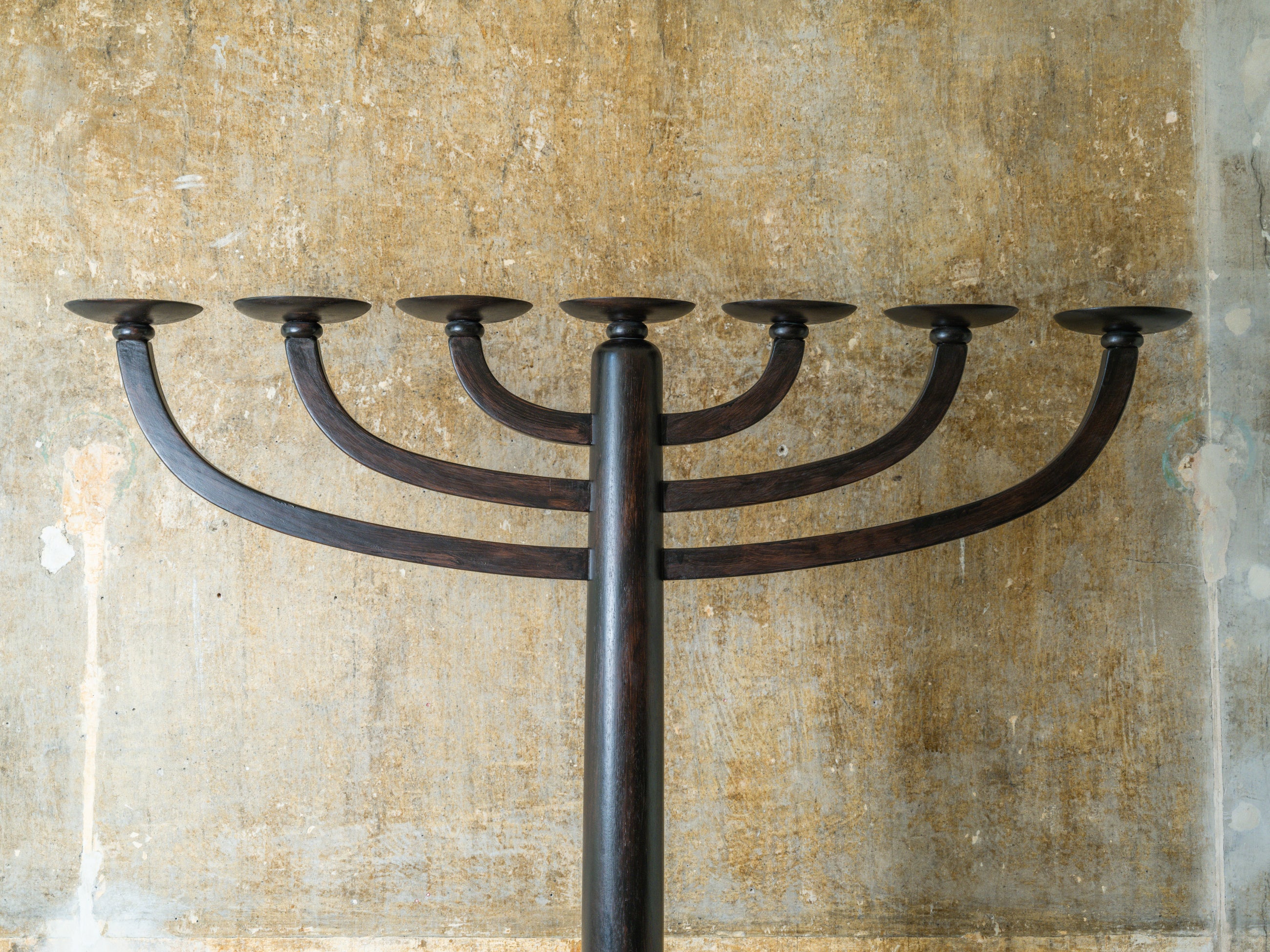 A Floor Standing Menorah