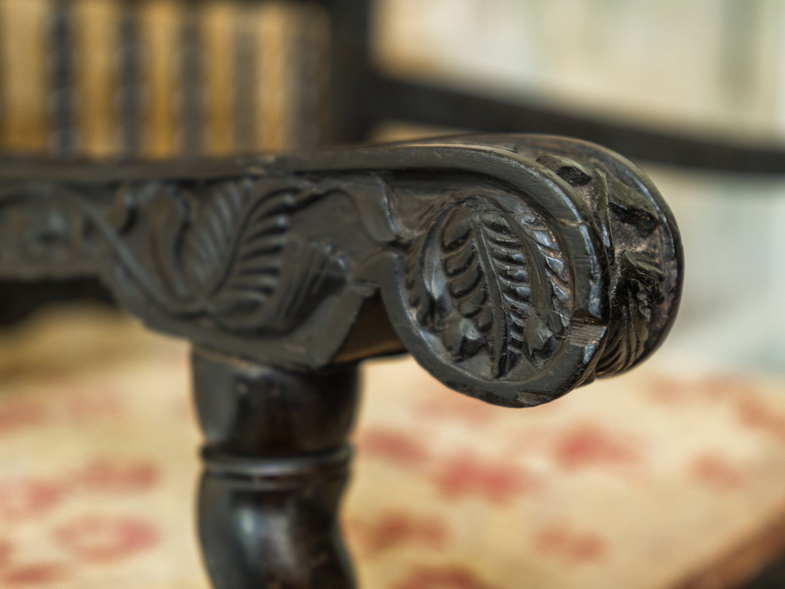 A 17th Century Dutch Colonial Ebony Armchair