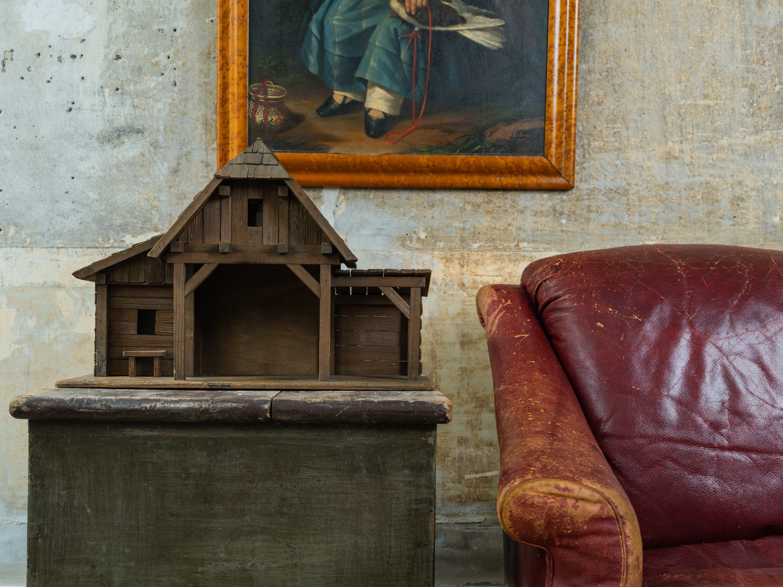 A 19th Century Architectural Stable Model