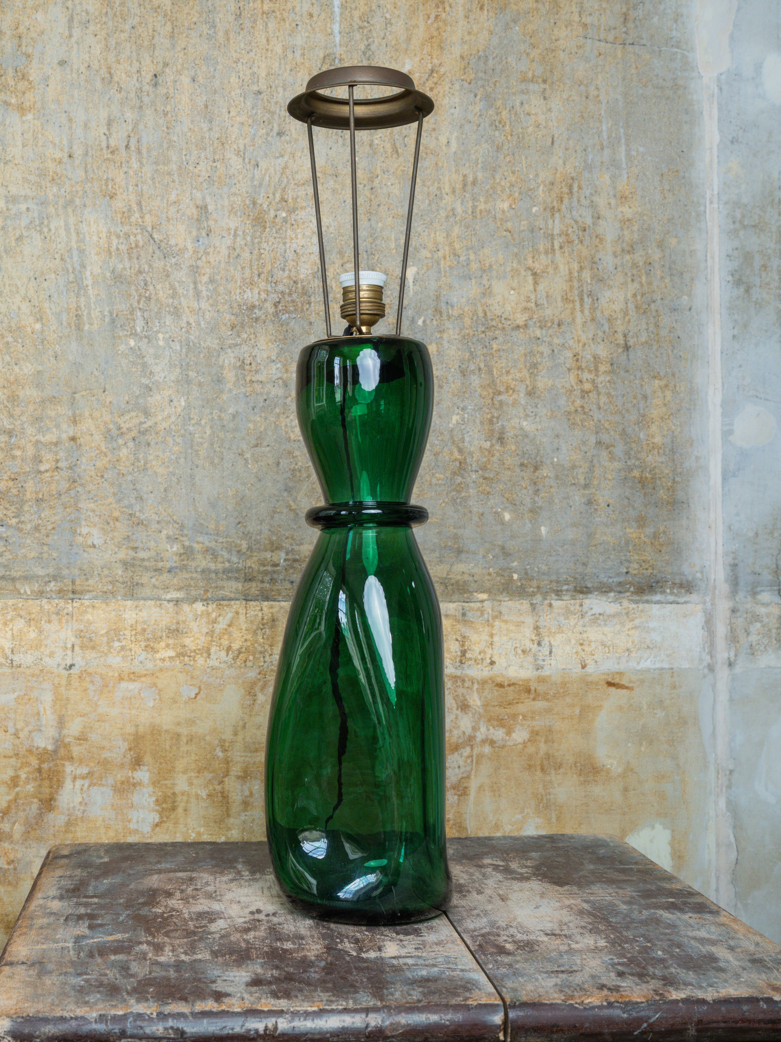 An Art Glass Table Lamp