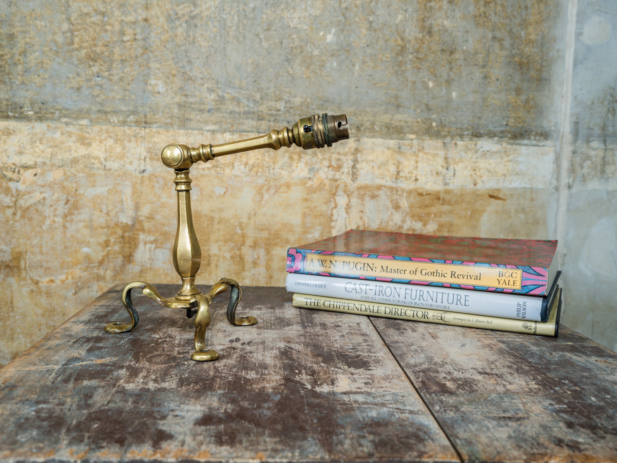 A Brass Students Lamp