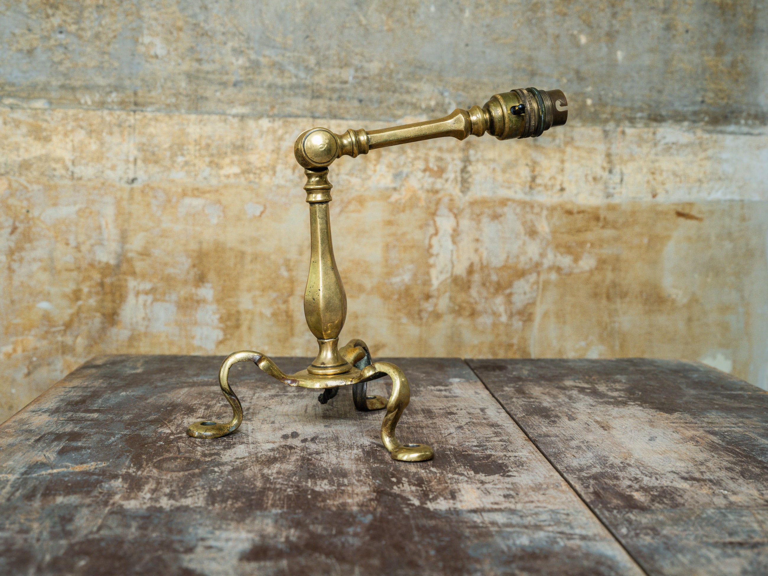 A Brass Students Lamp