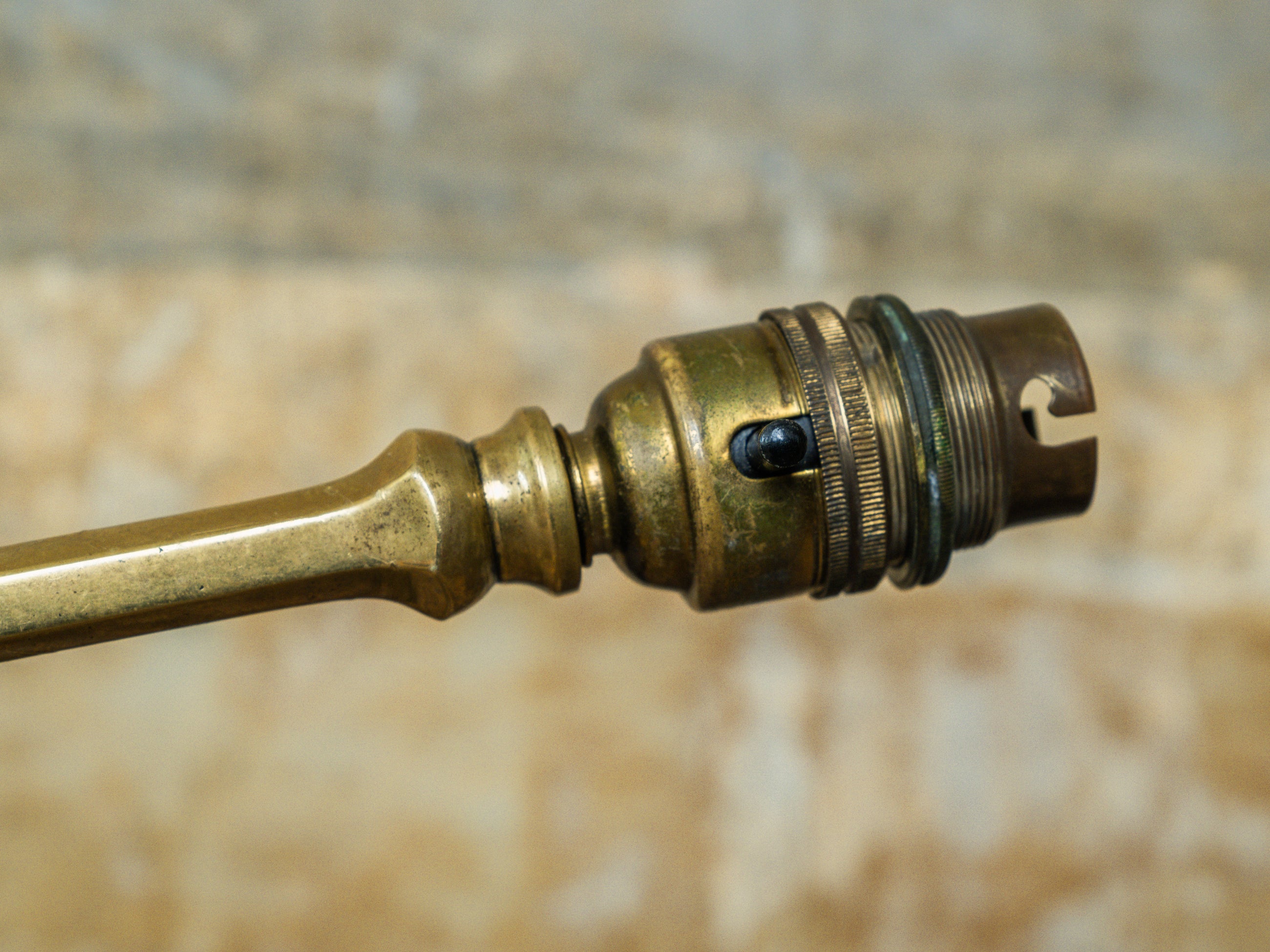 A Brass Students Lamp