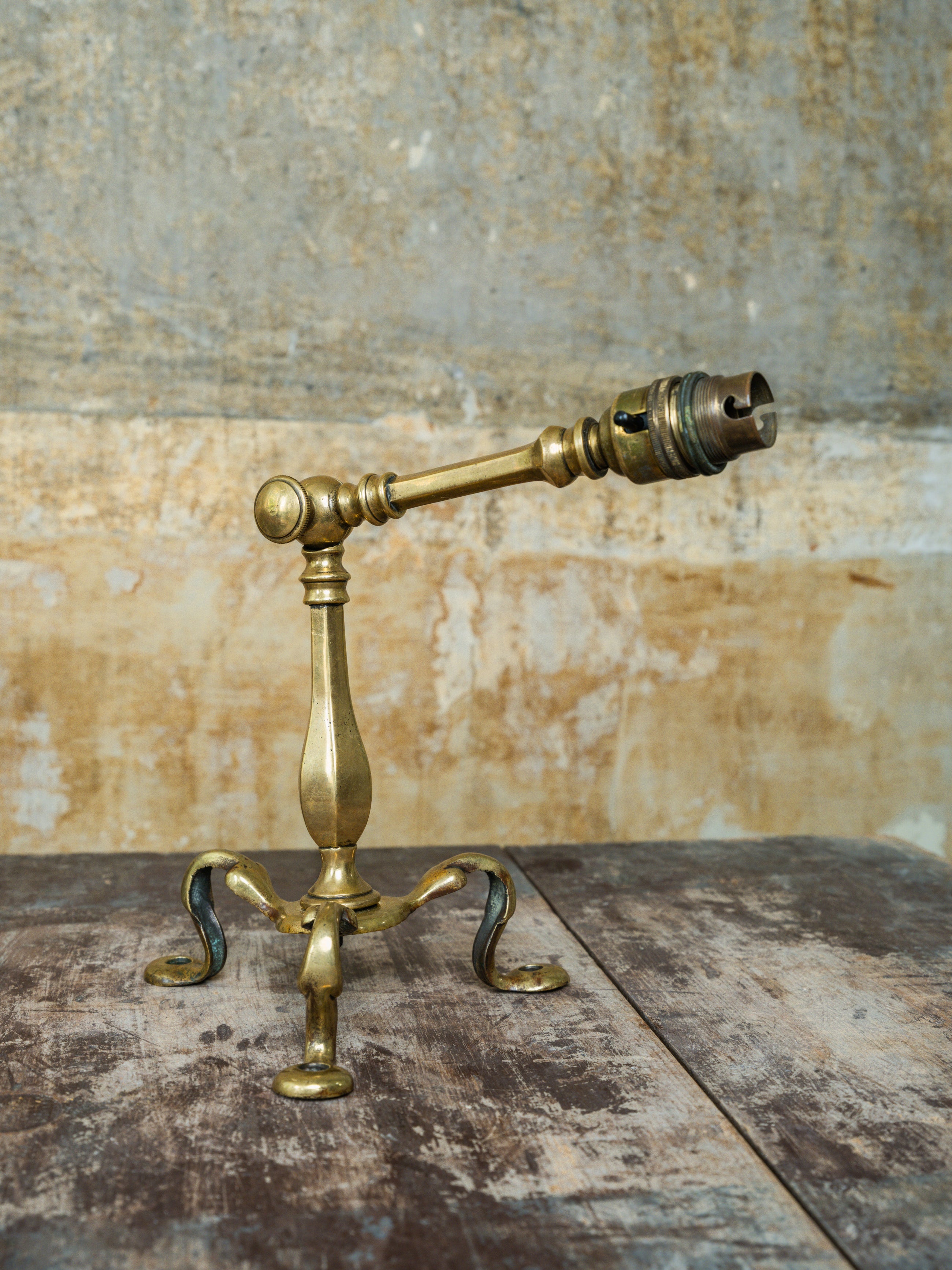 A Brass Students Lamp