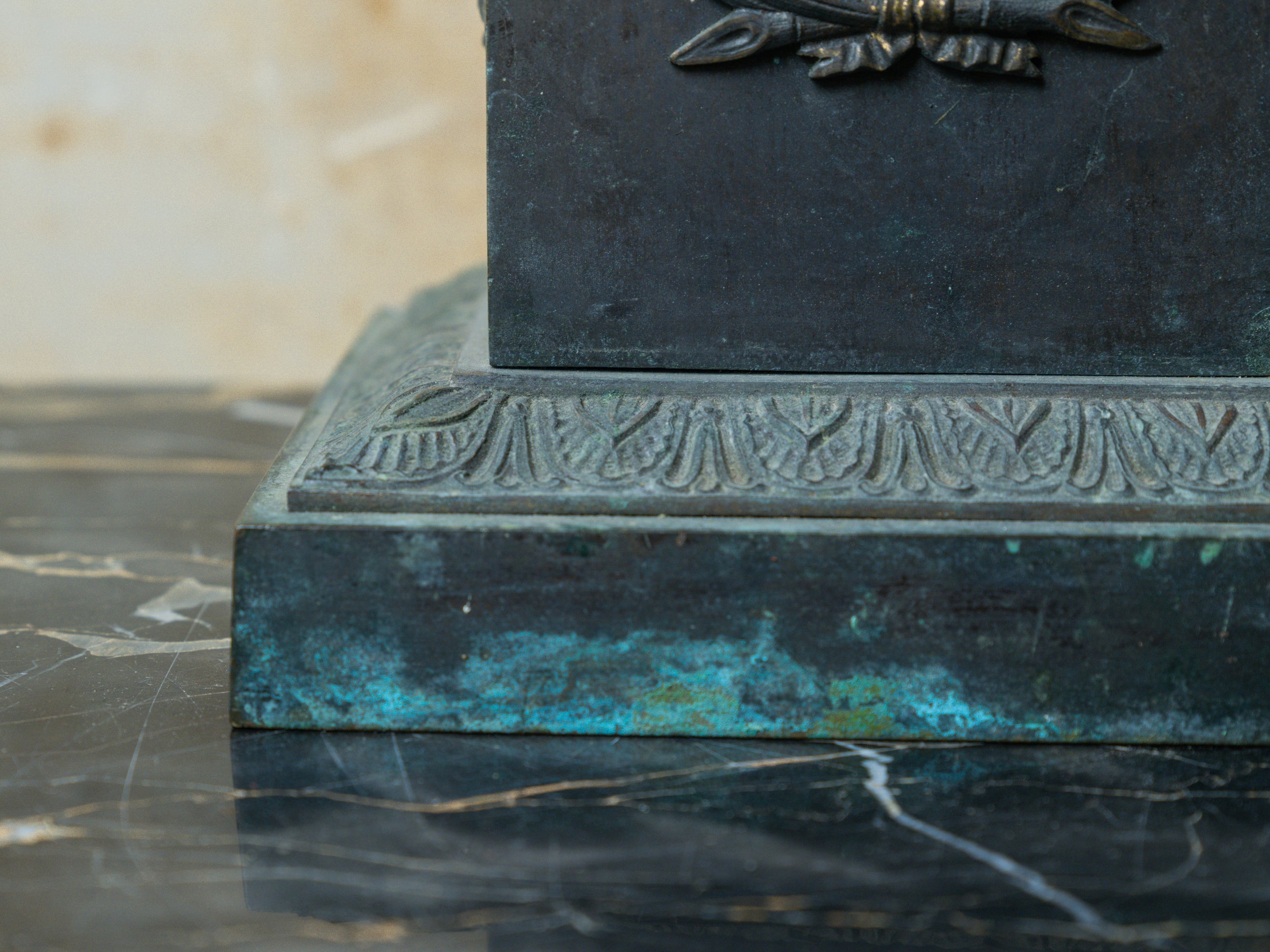 A Large 19th Century Column Table Lamp