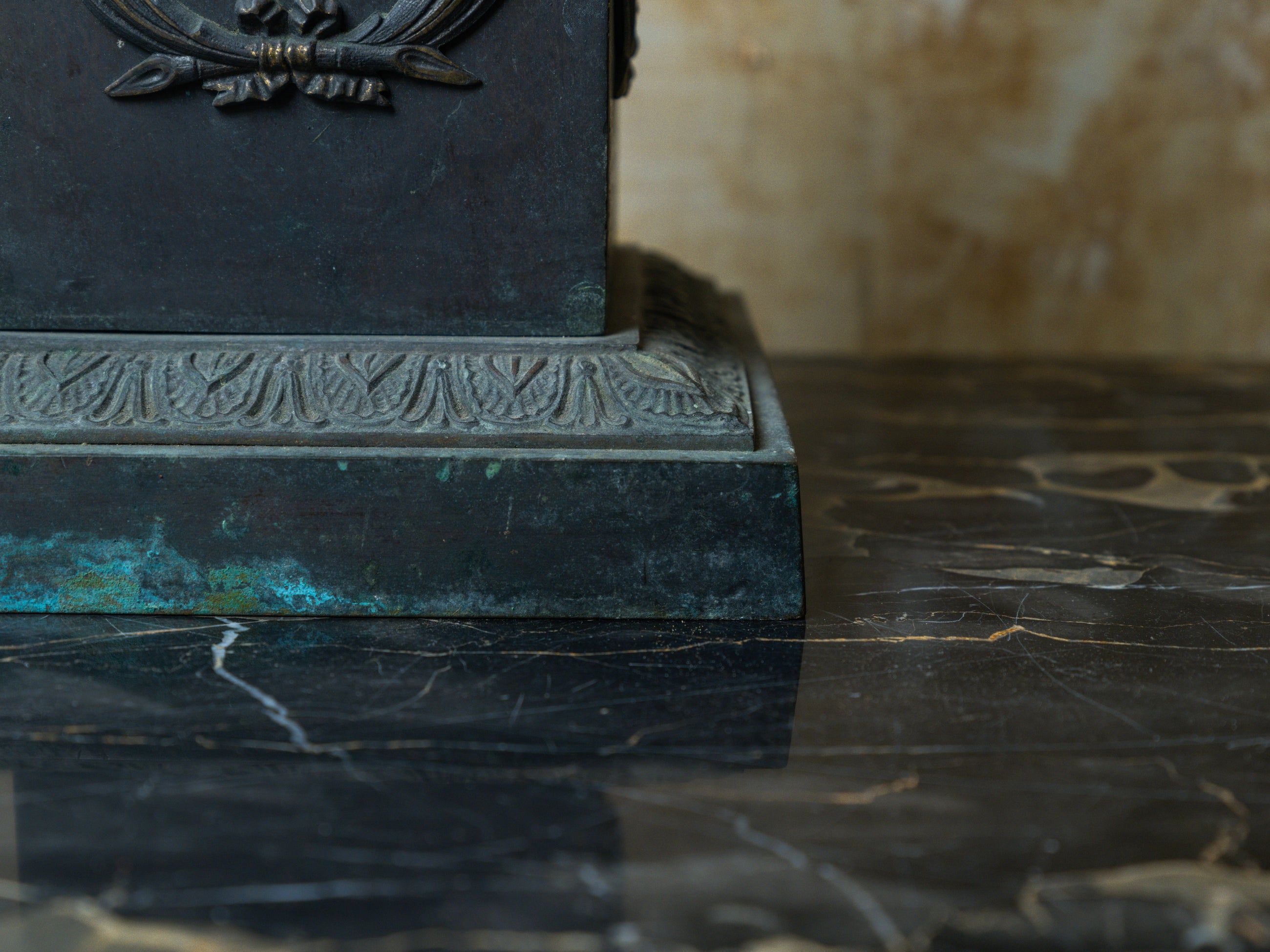 A Large 19th Century Column Table Lamp