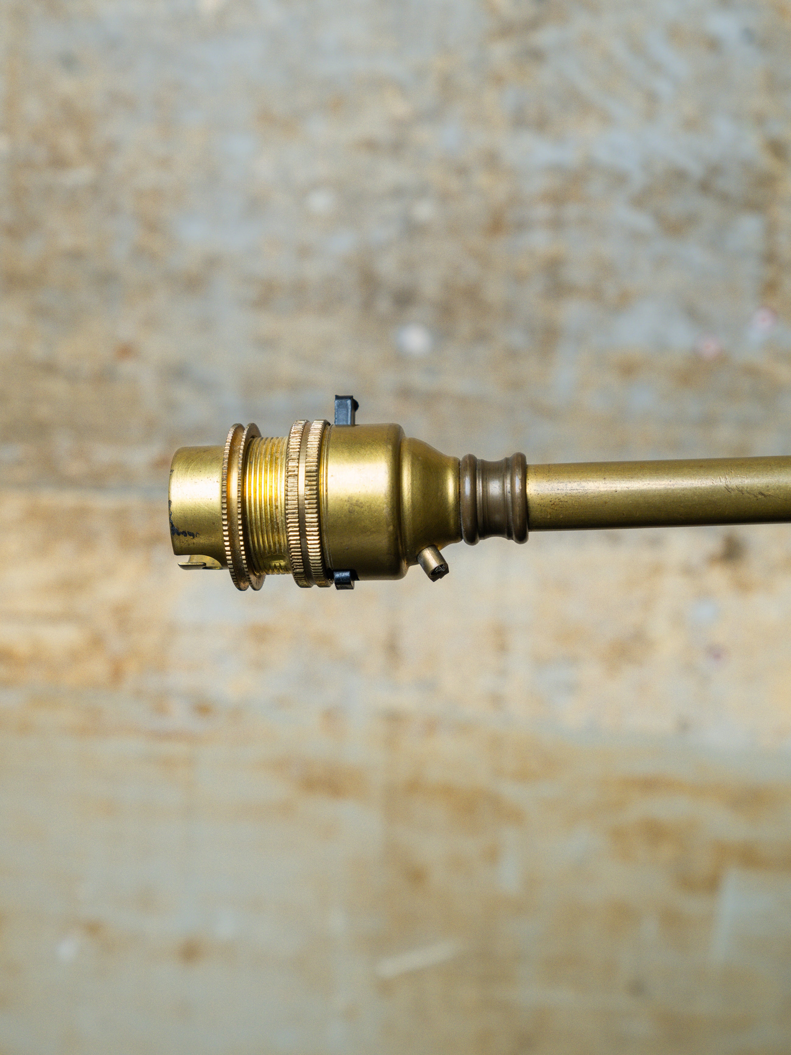 An Adjustable Brass W A S Benson Table Lamp