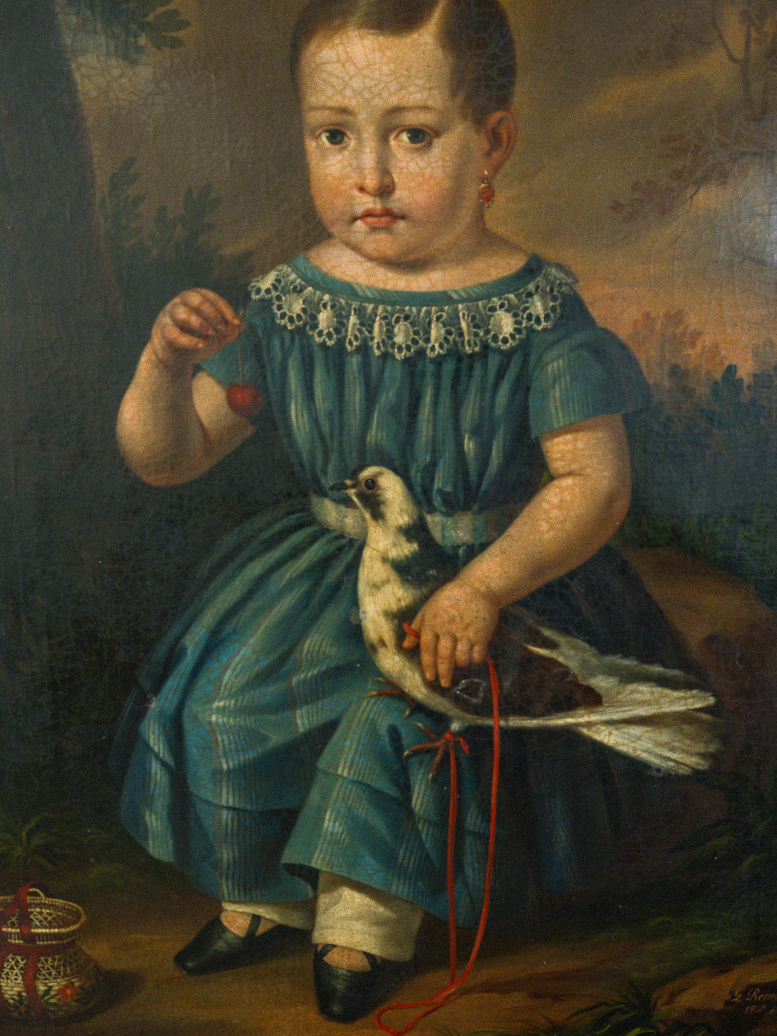 A 19th Century Oil of Seated Boy