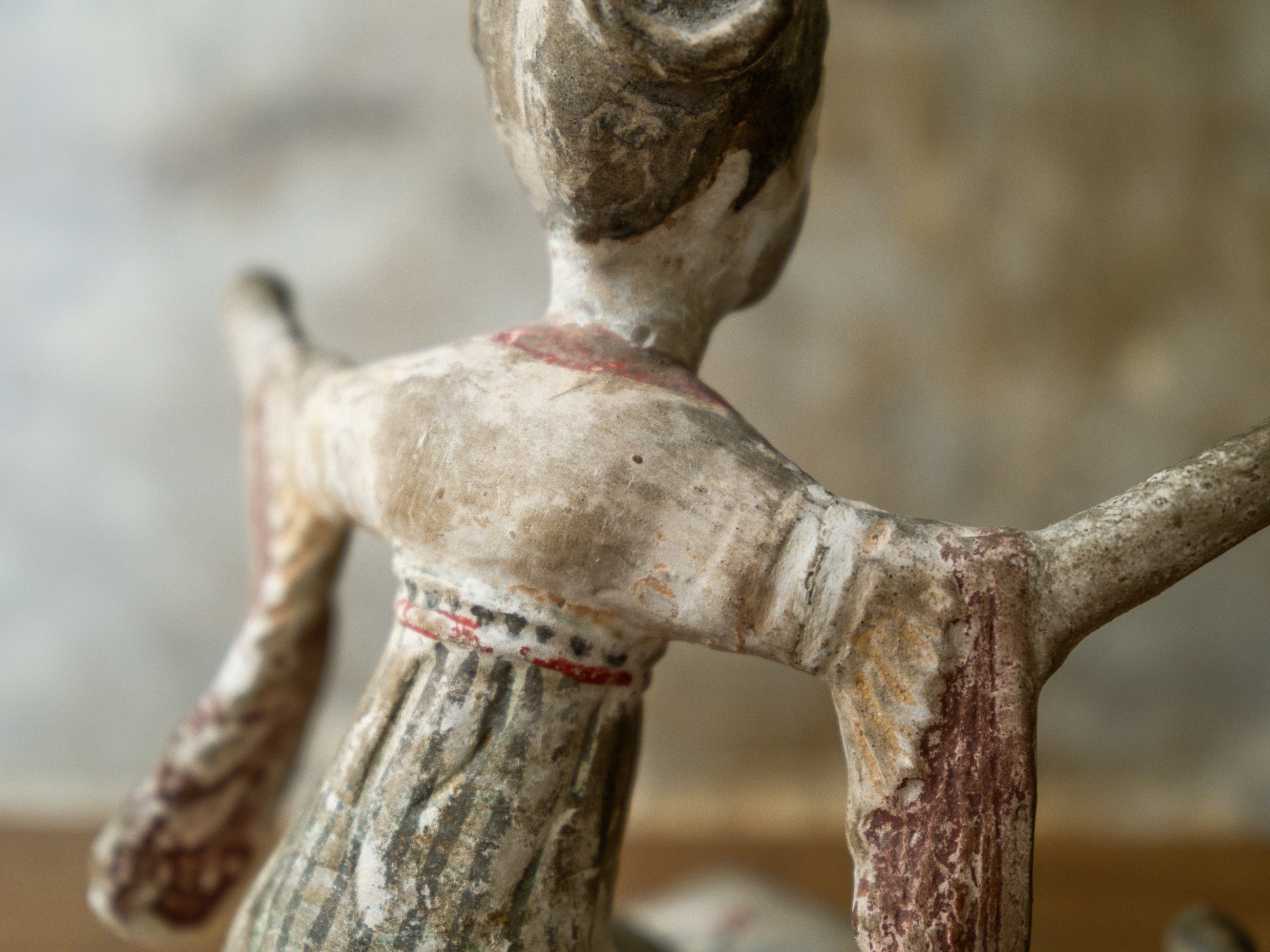 A Tang Dynasty Dancing Tomb Figure
