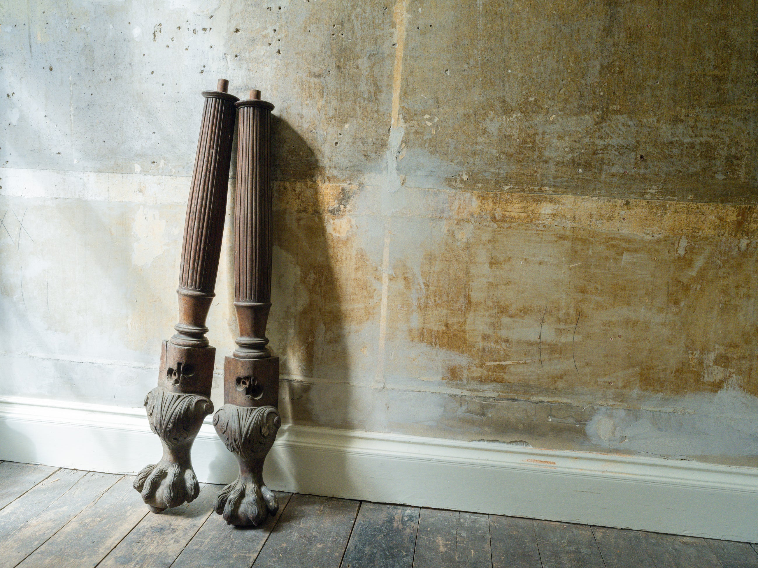 George III Four Poster Bed Legs