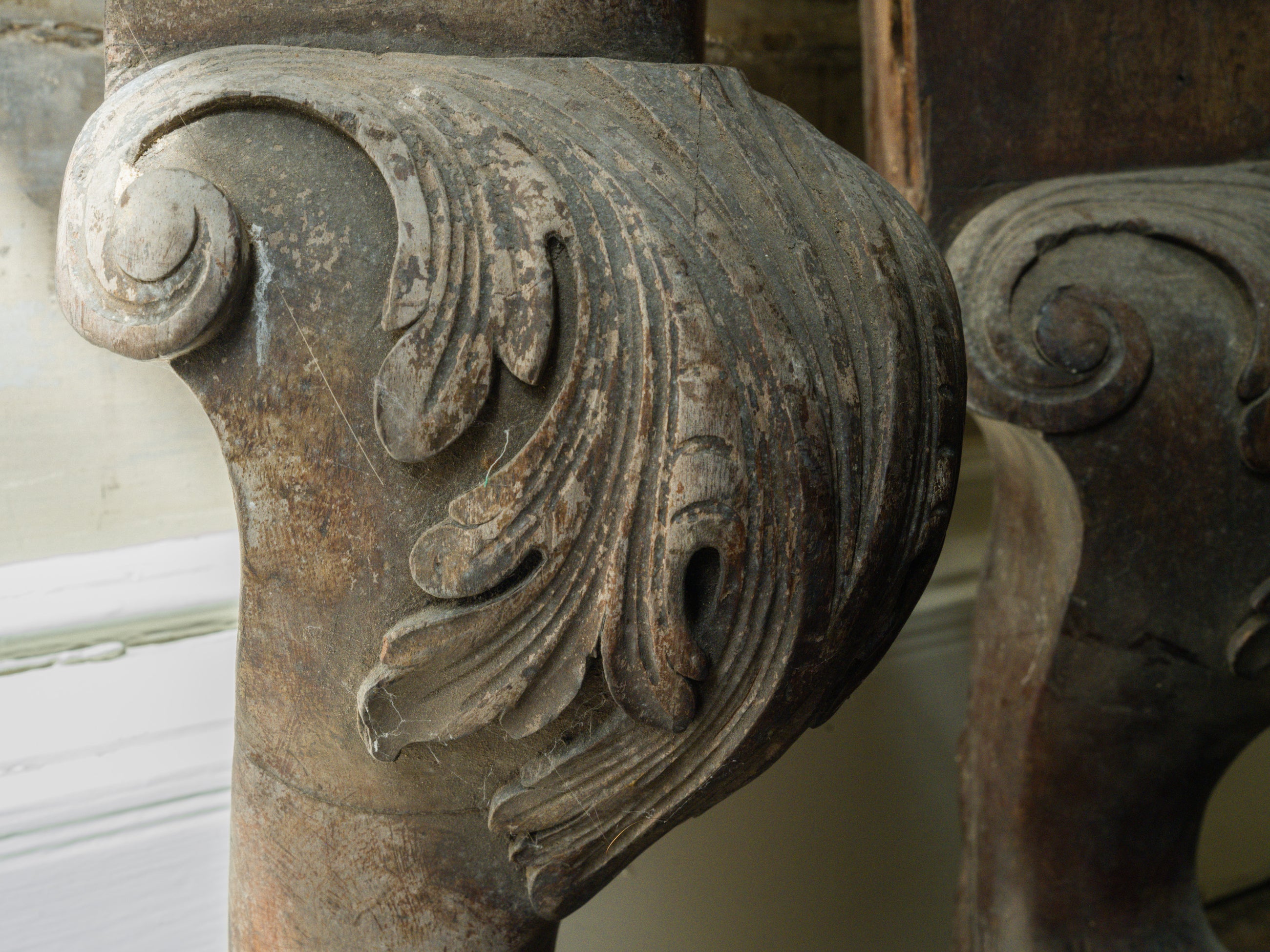 George III Four Poster Bed Legs