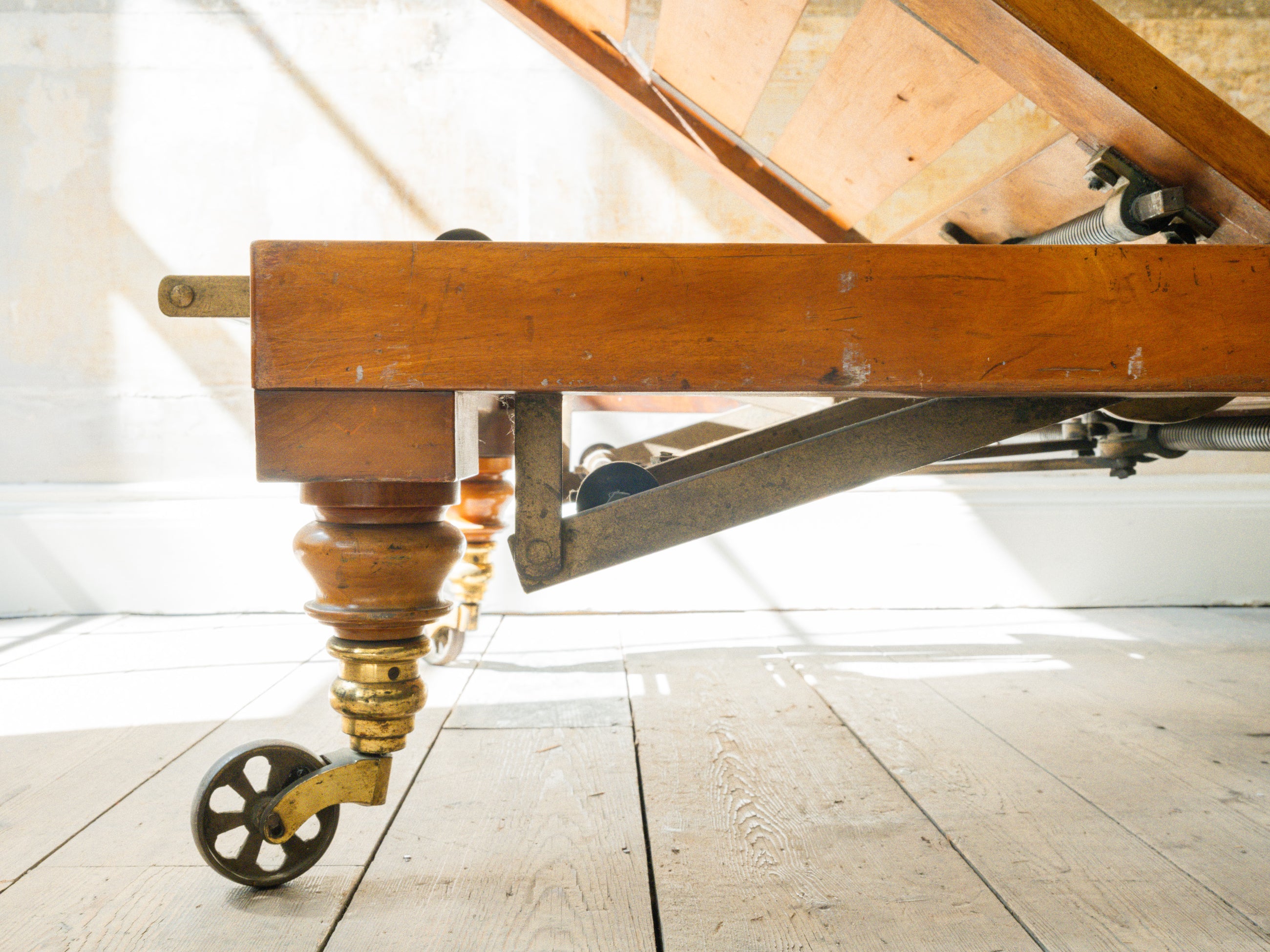 A Large 19th Century Bespoke Day Bed