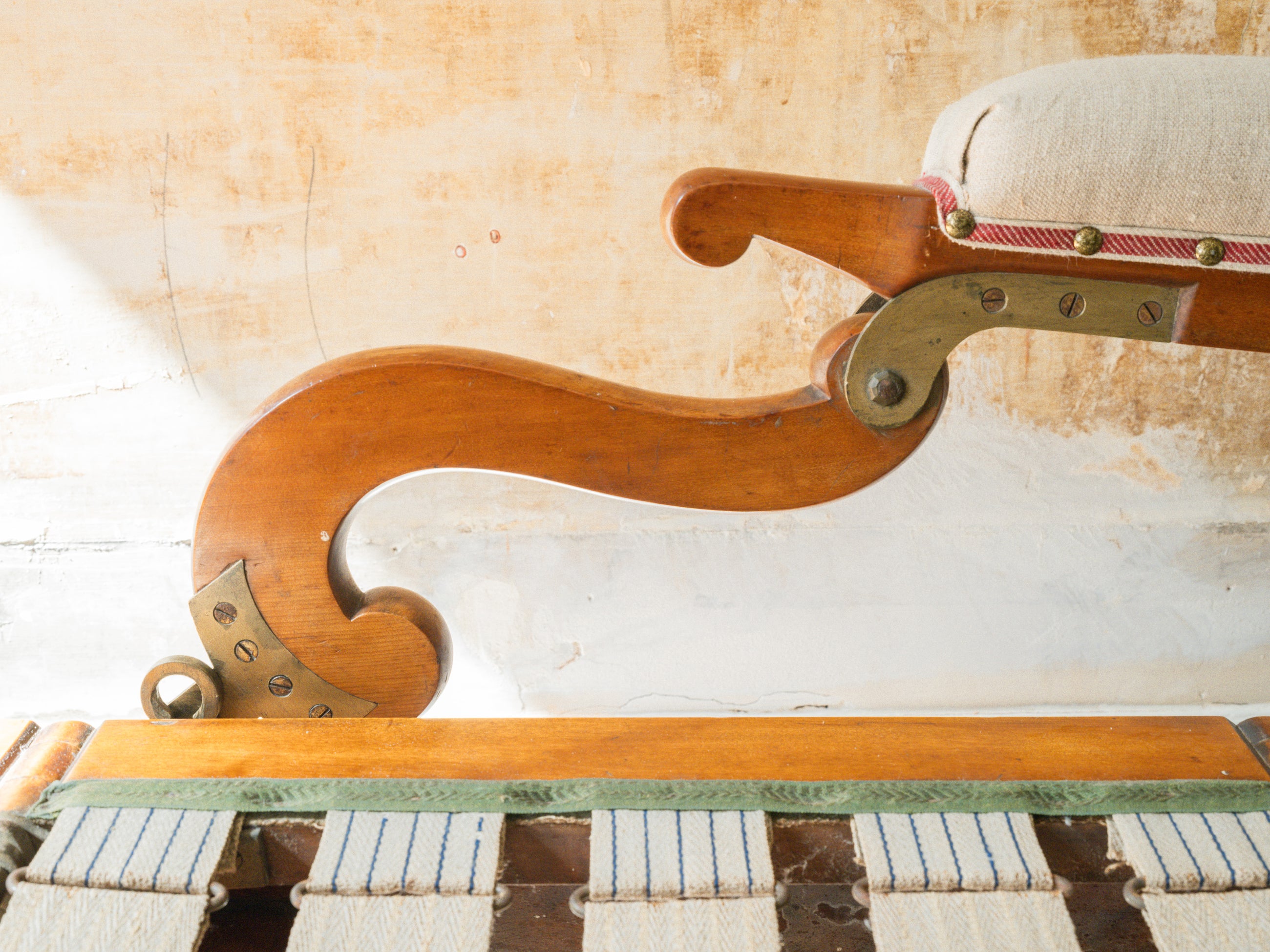 A Large 19th Century Bespoke Day Bed