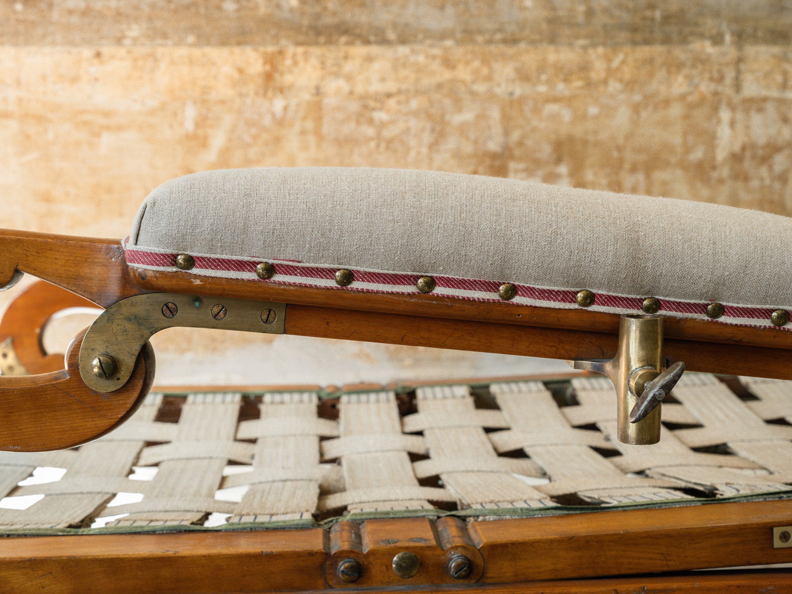 A Large 19th Century Bespoke Day Bed