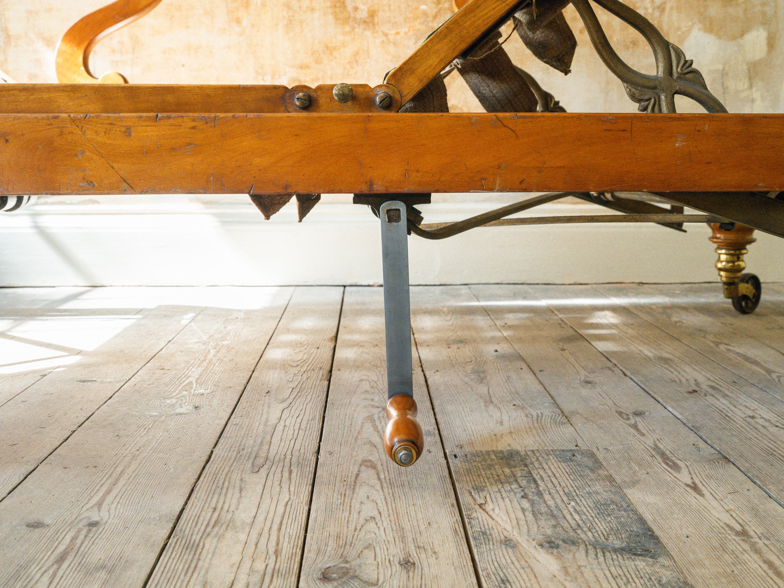 A Large 19th Century Bespoke Day Bed