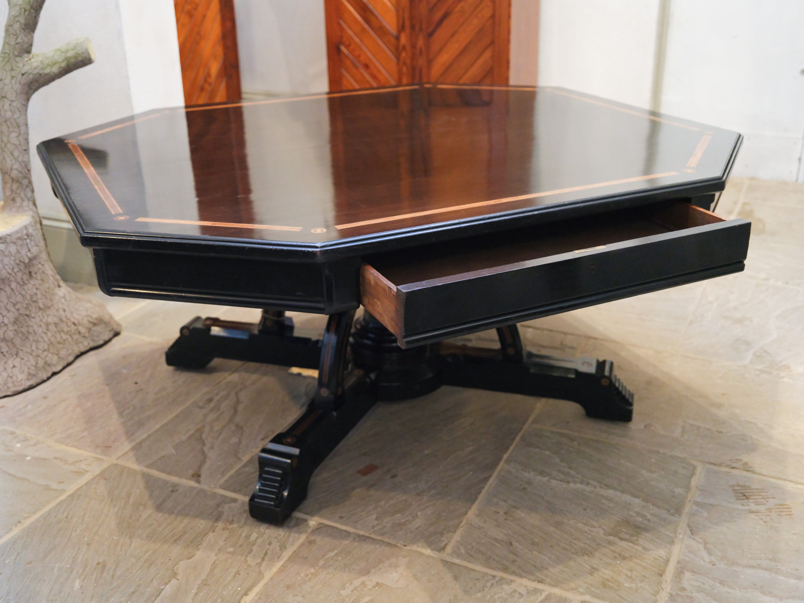 A 19th Century Macassar Ebony Centre Table