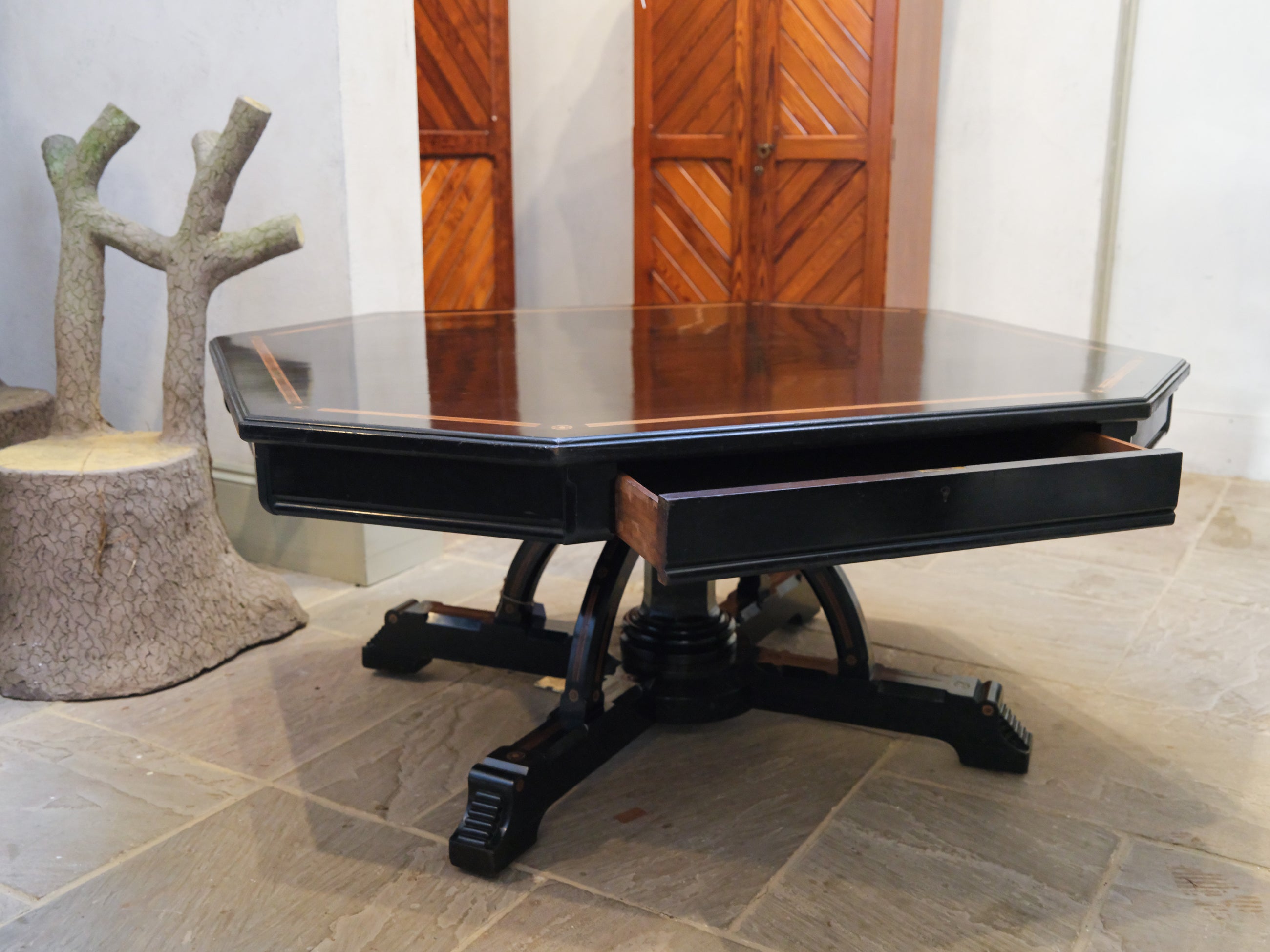 A 19th Century Macassar Ebony Centre Table