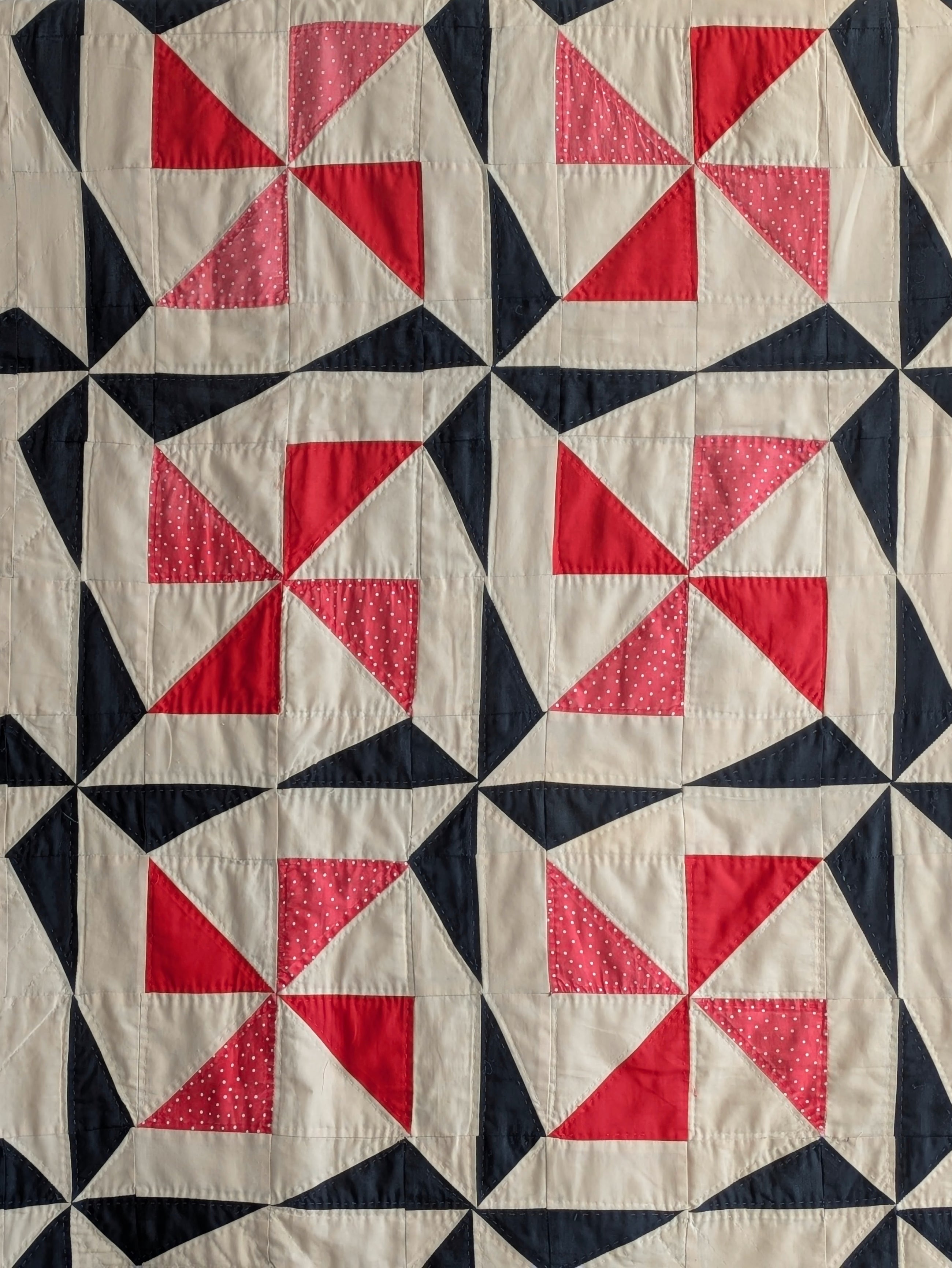 An American "Night & Day" Quilt