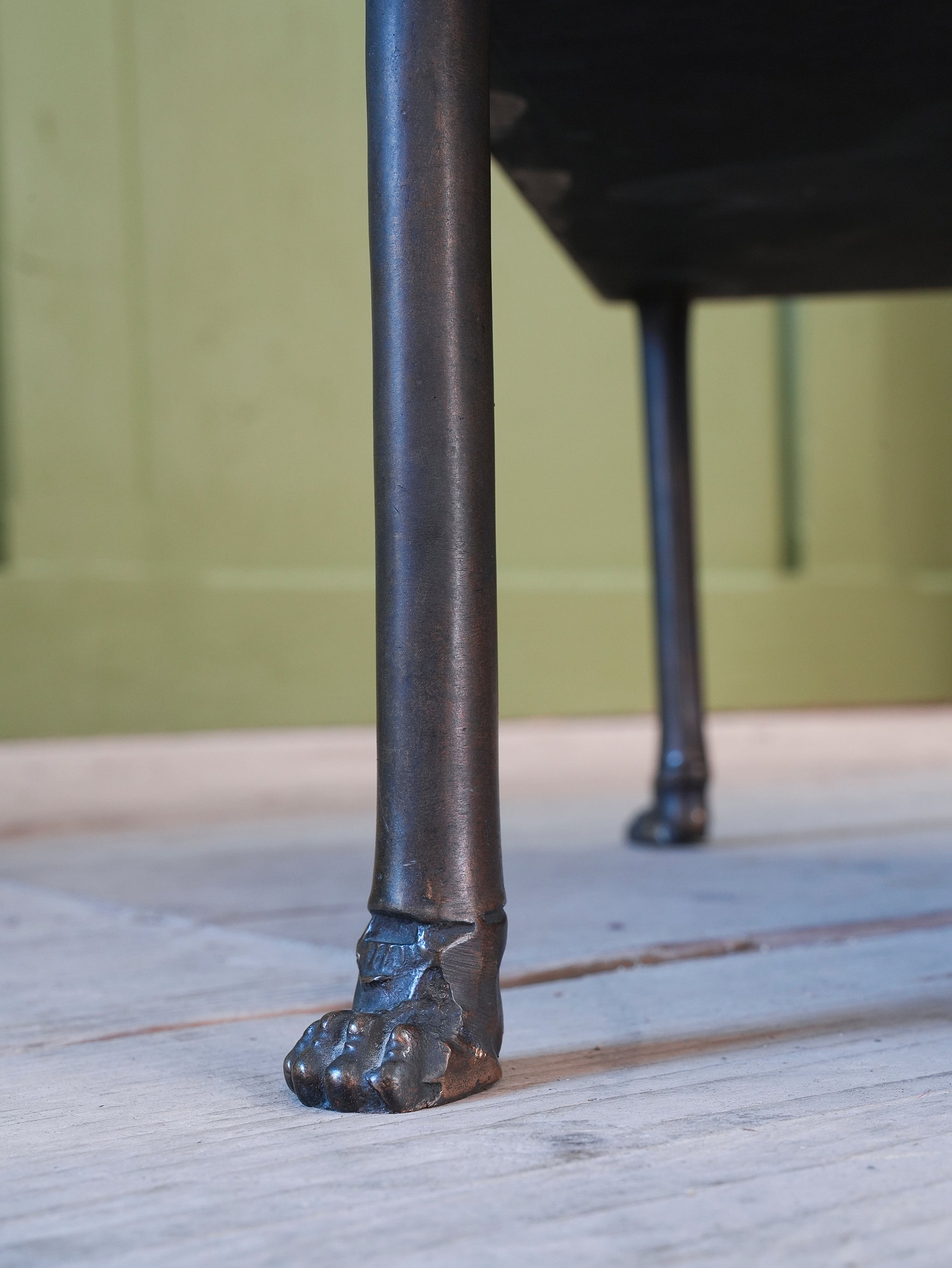 A Two Tier Chinoiserie Side Table