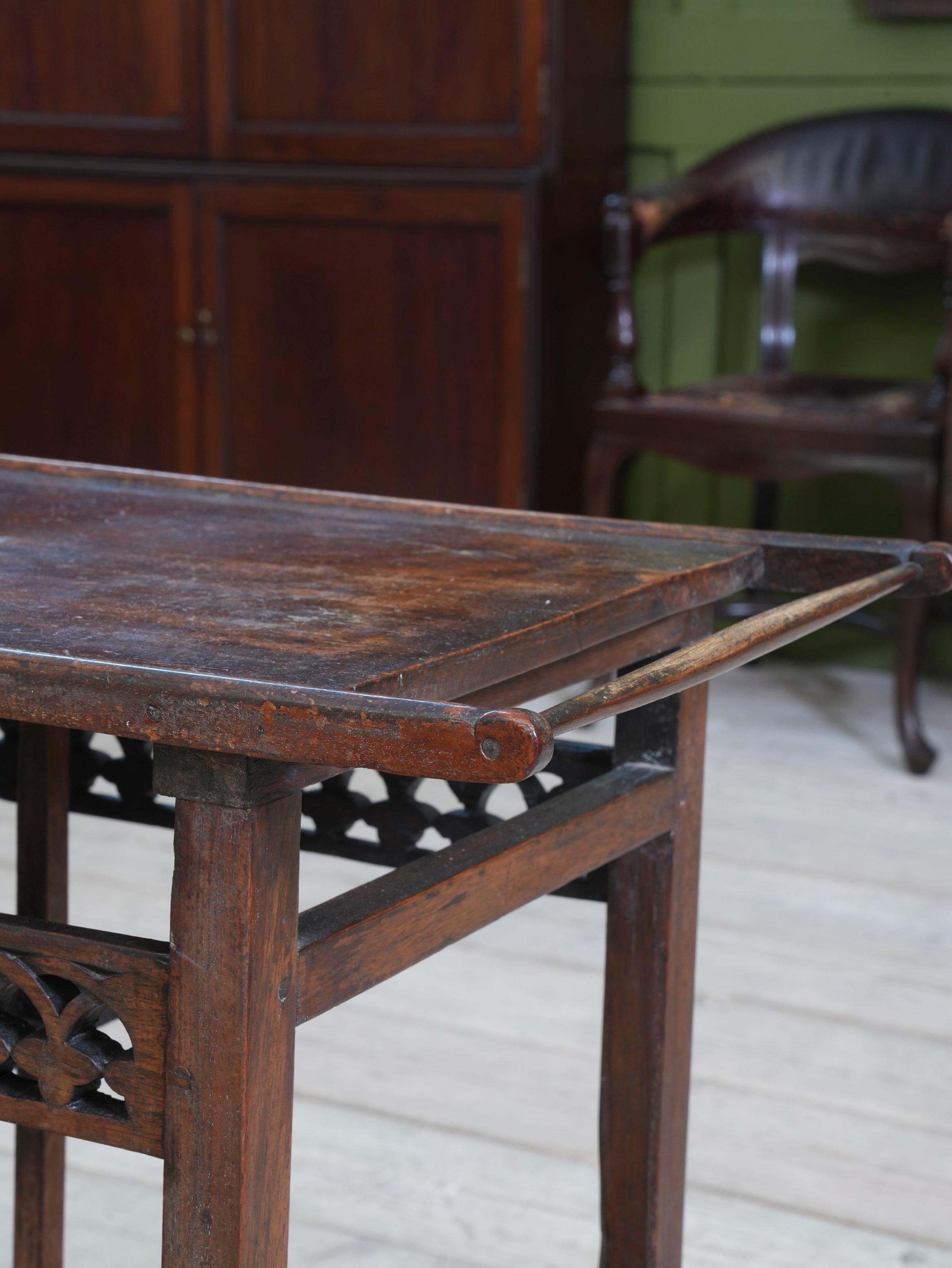 An Anglo Japanese Walnut Occasional Table