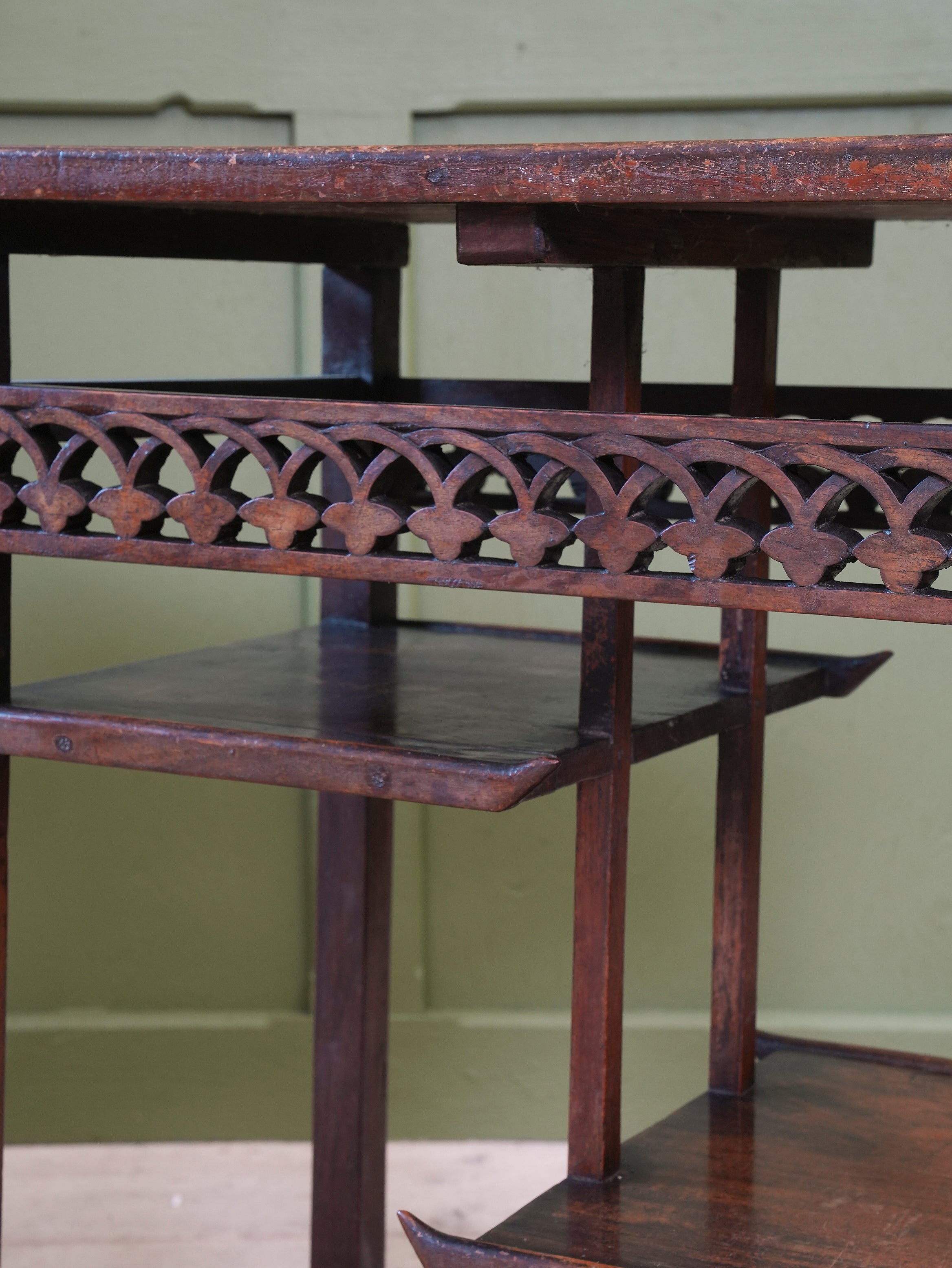 An Anglo Japanese Walnut Occasional Table