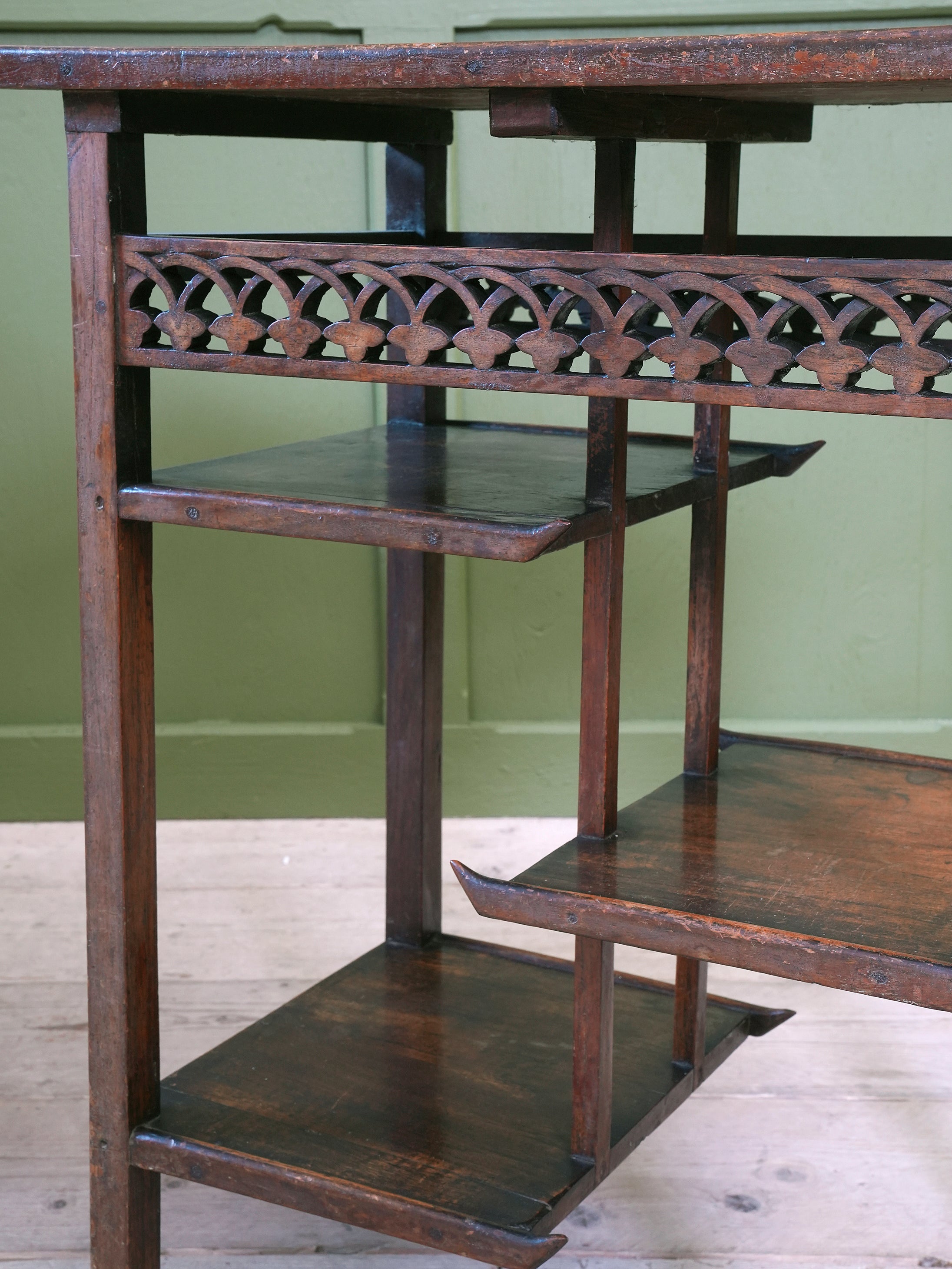 An Anglo Japanese Walnut Occasional Table