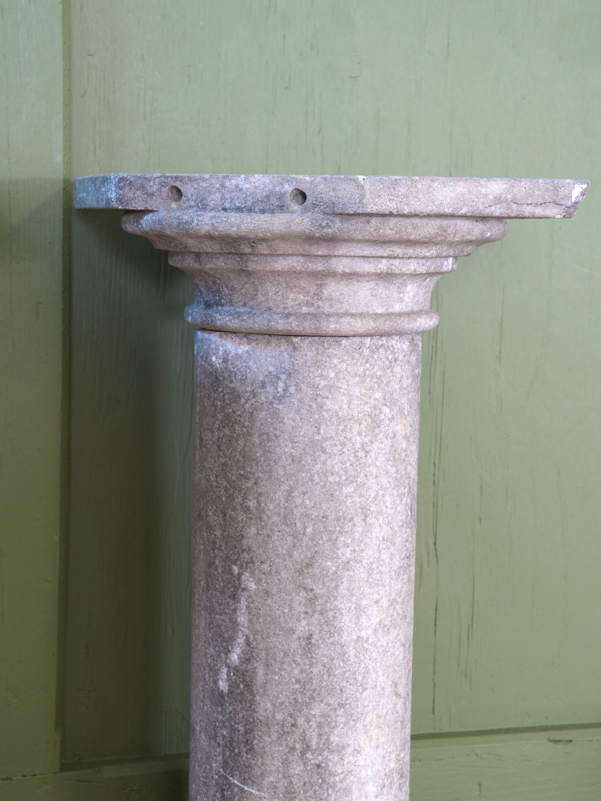 A Pair of 19th Century Marble Columns