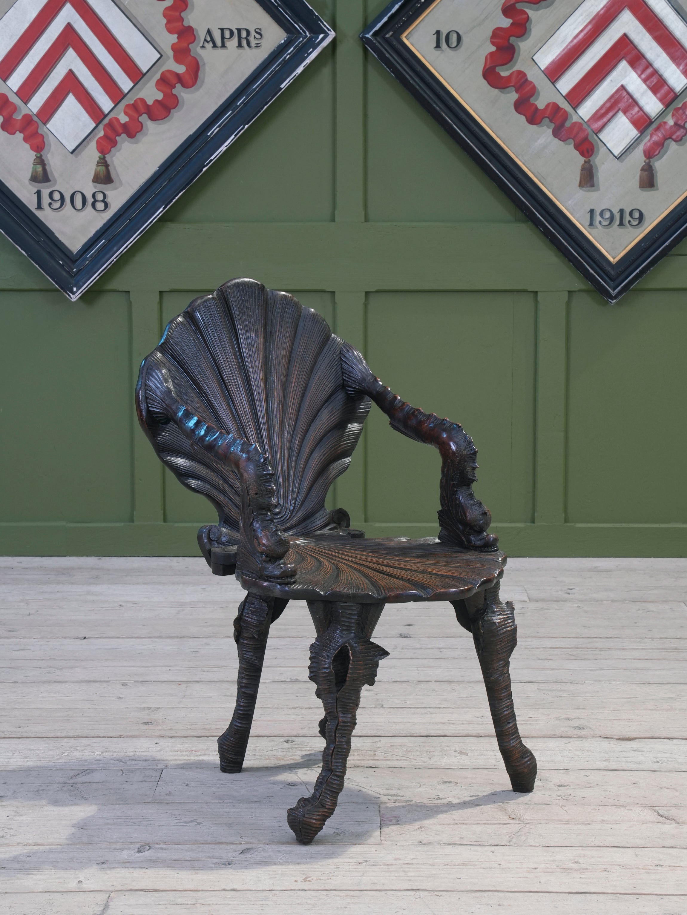 A 19th Century Walnut Grotto Chair