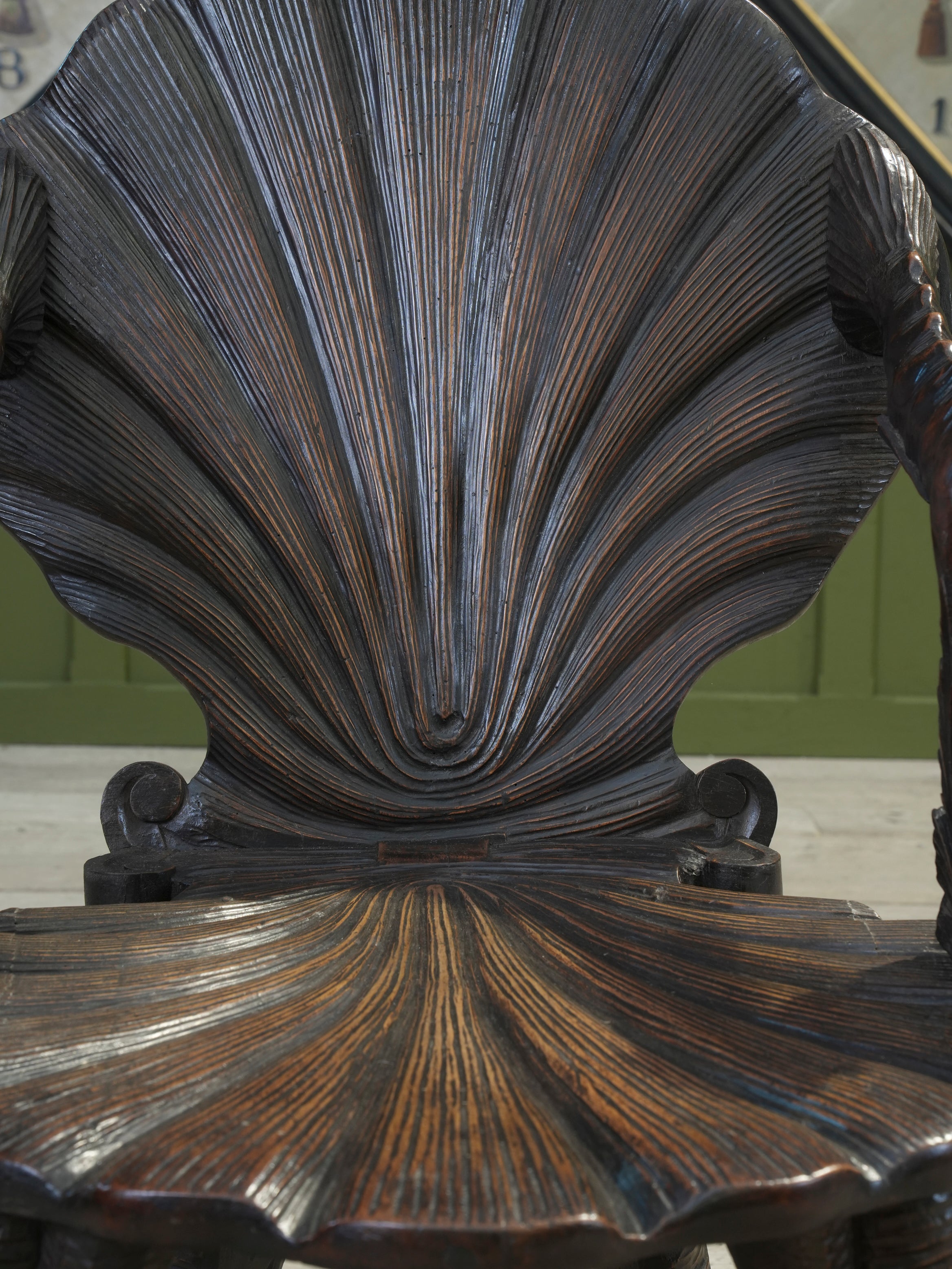 A 19th Century Walnut Grotto Chair