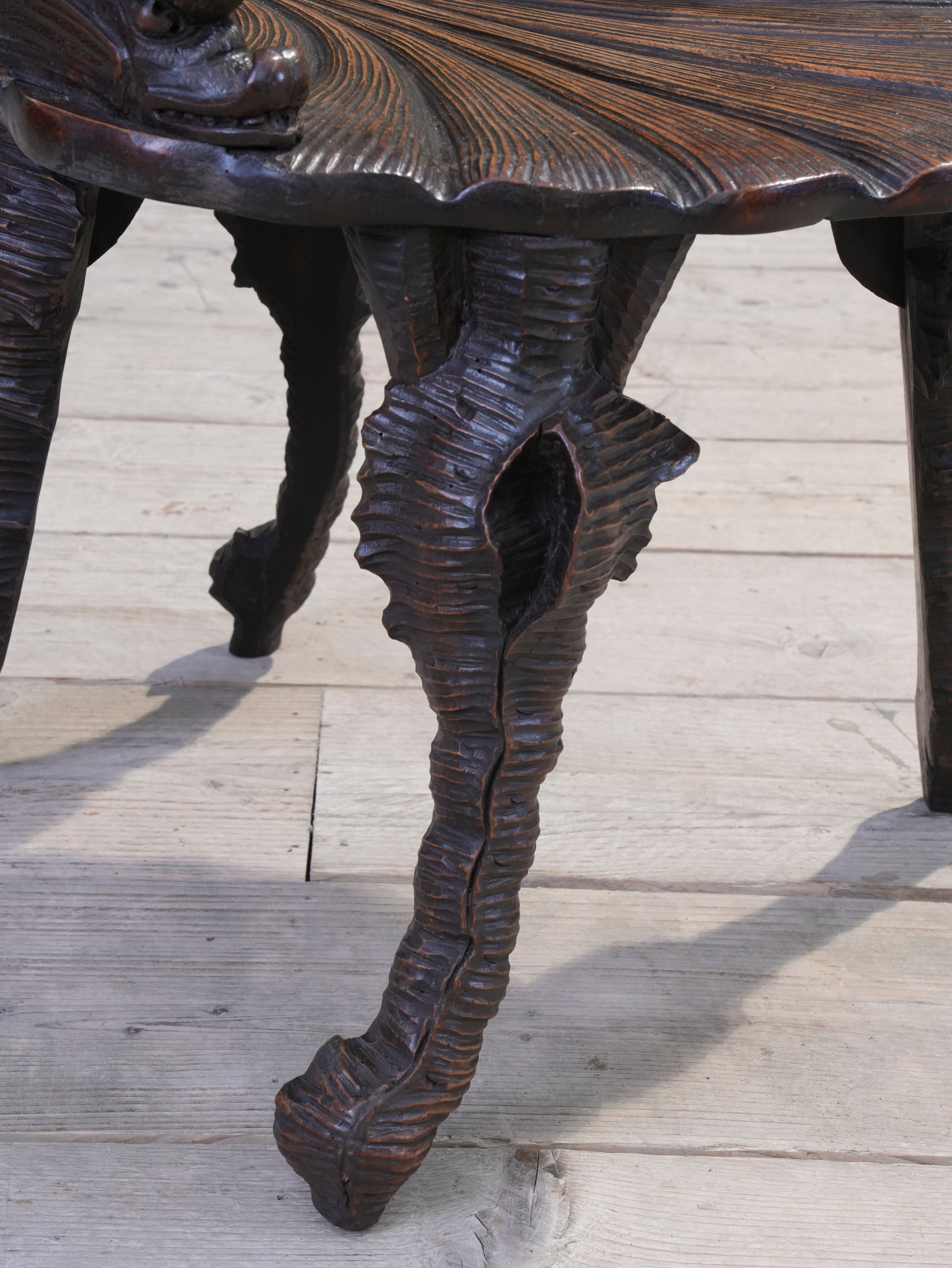 A 19th Century Walnut Grotto Chair