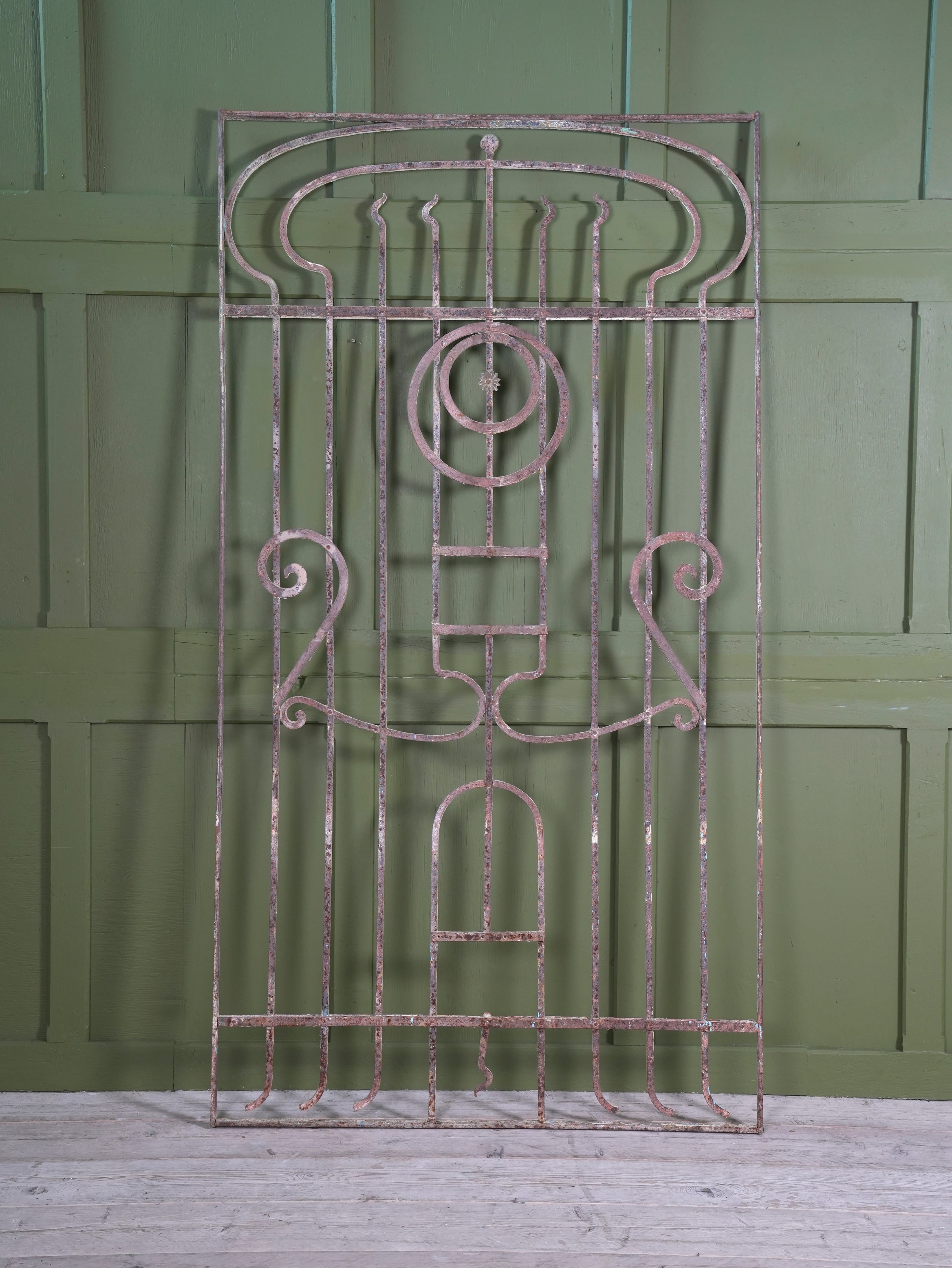 A 19th Century Wrought Iron Gate or Panel