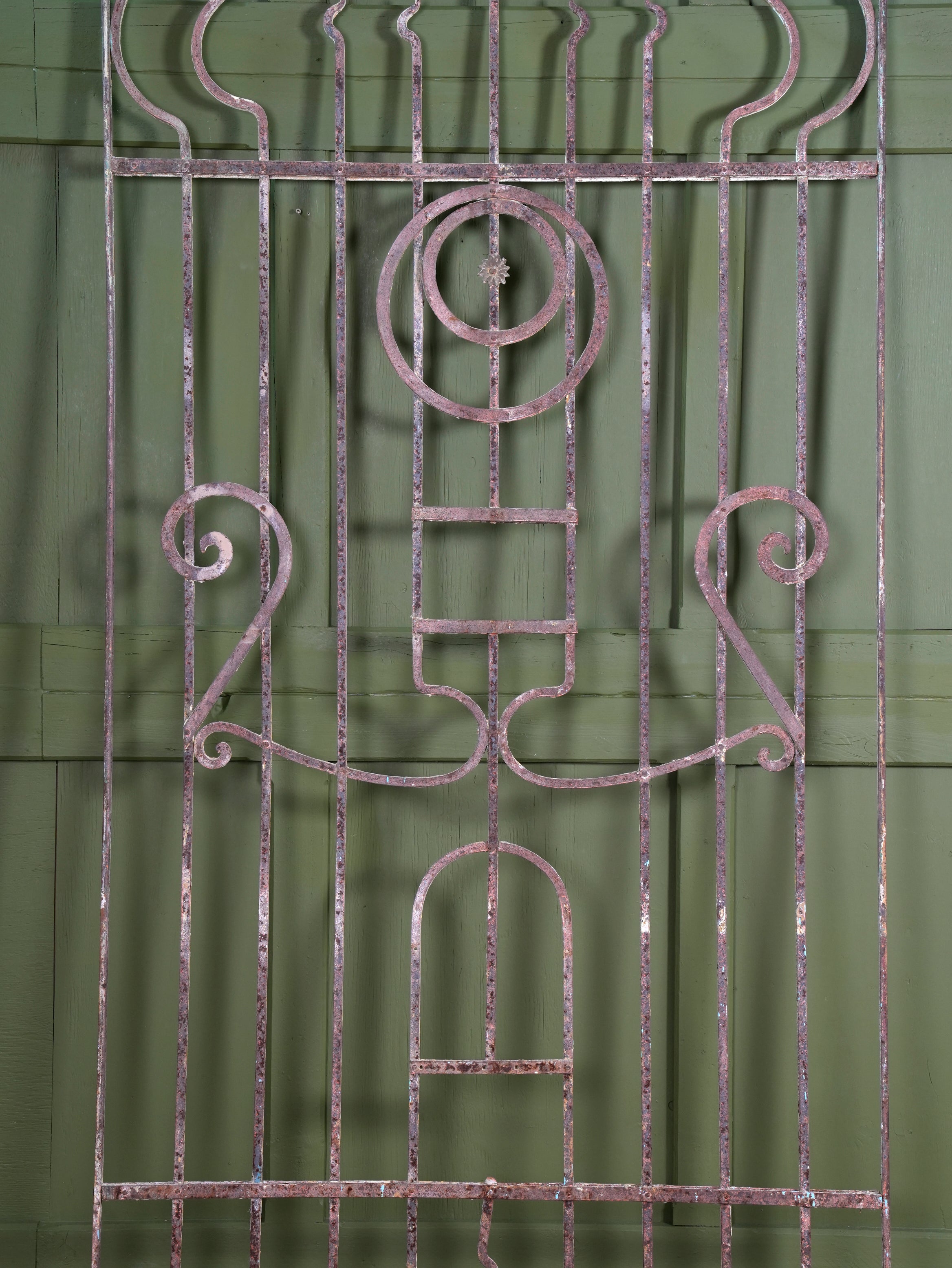 A 19th Century Wrought Iron Gate or Panel