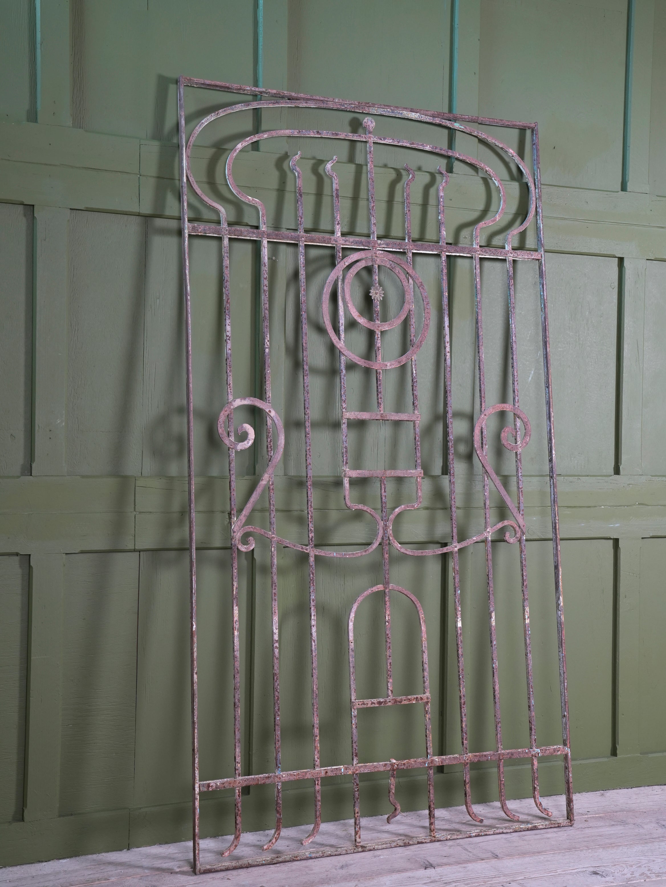 A 19th Century Wrought Iron Gate or Panel