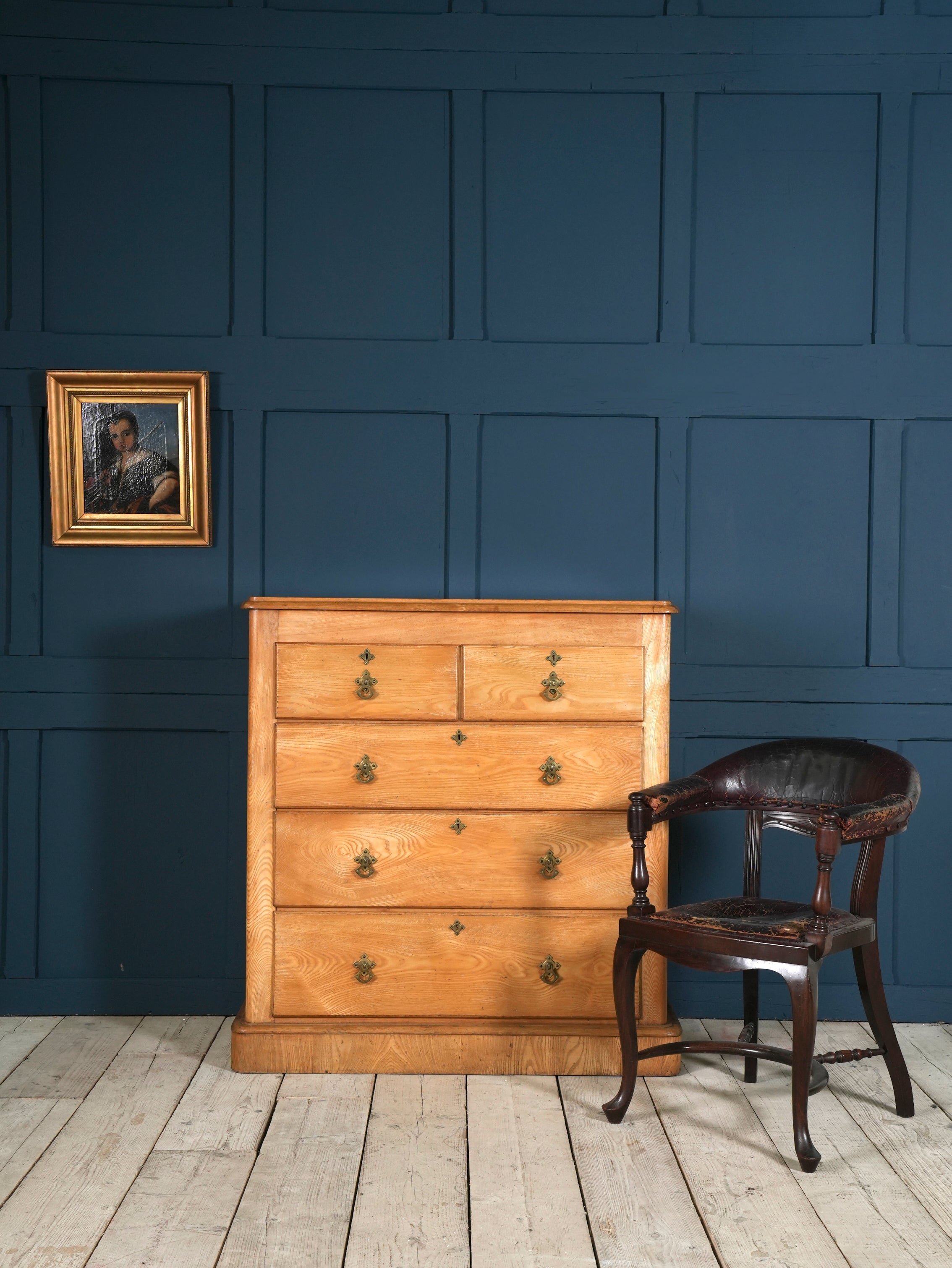 A 19th Century White Ash Chest of Drawers