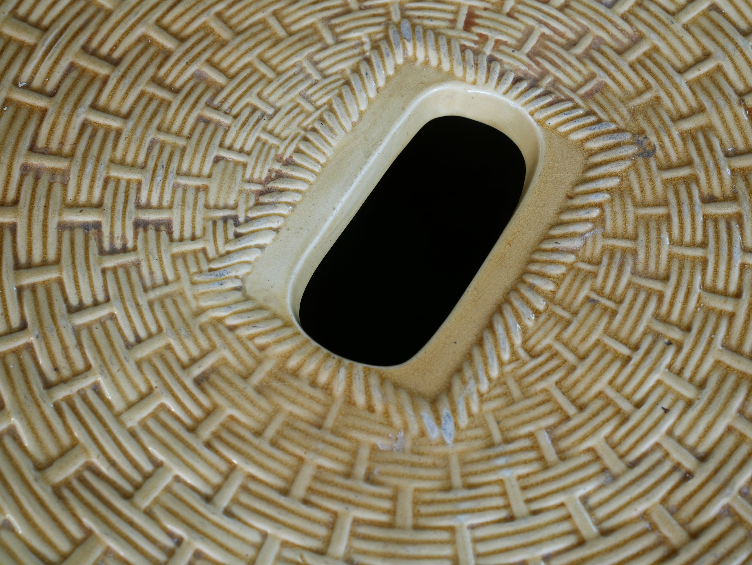 A Majolica Garden Stool by John Adams