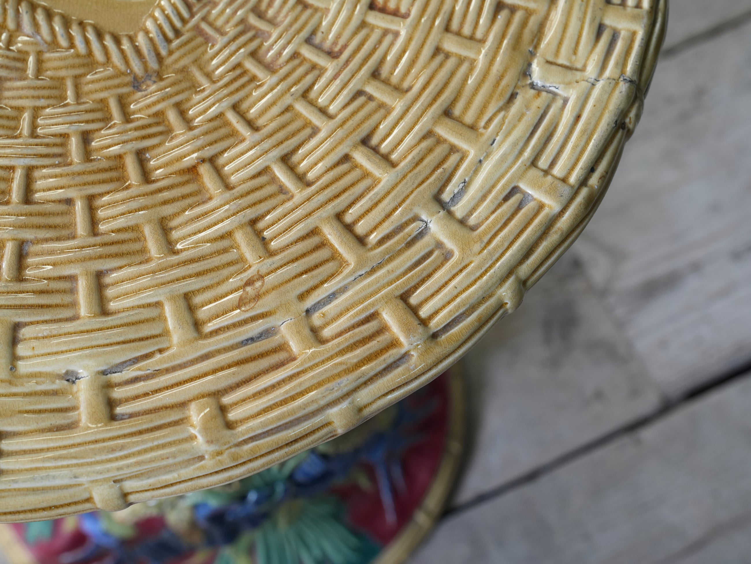 A Majolica Garden Stool by John Adams