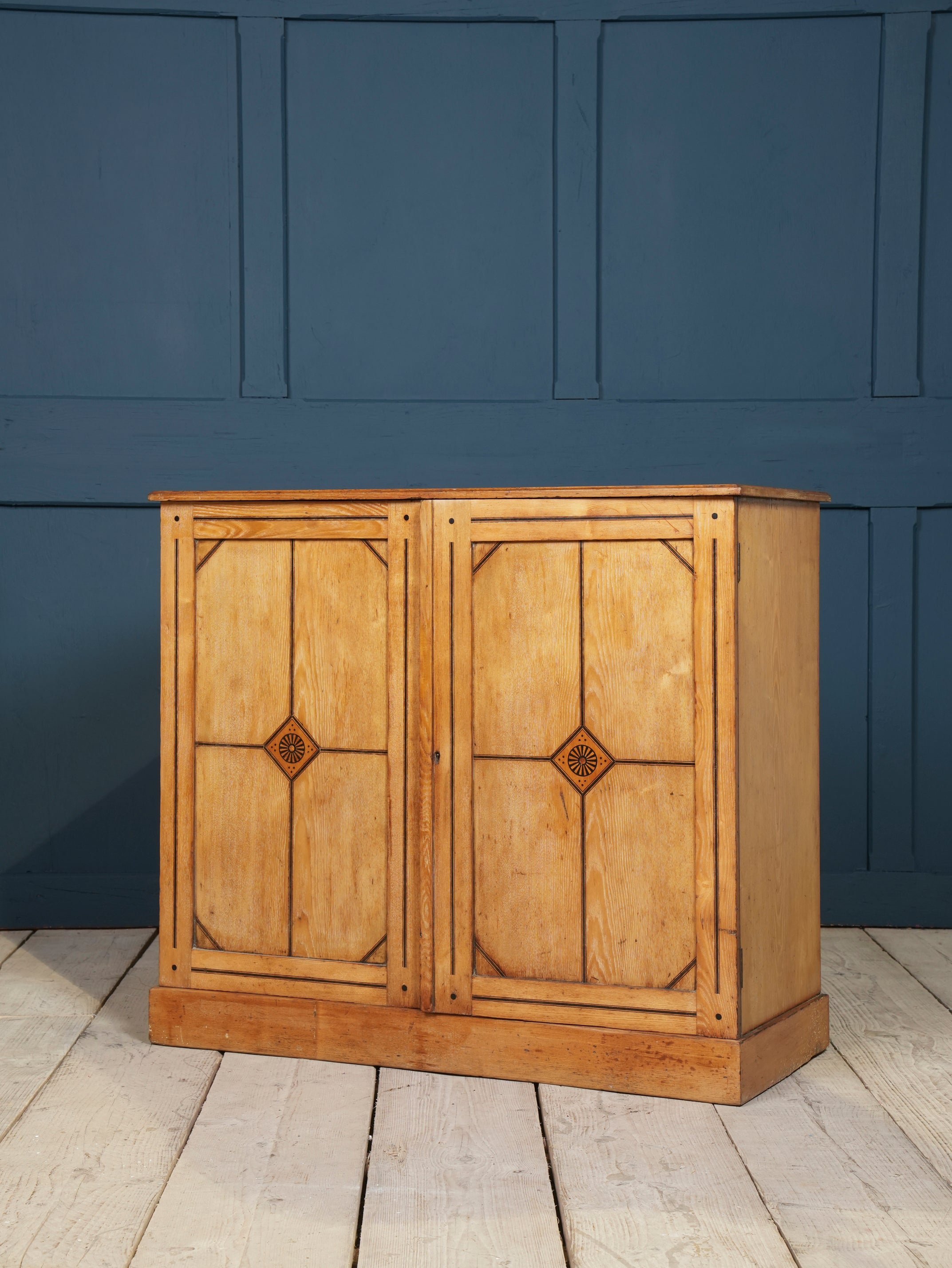 An Aesthetic Movement Ash Side Cabinet