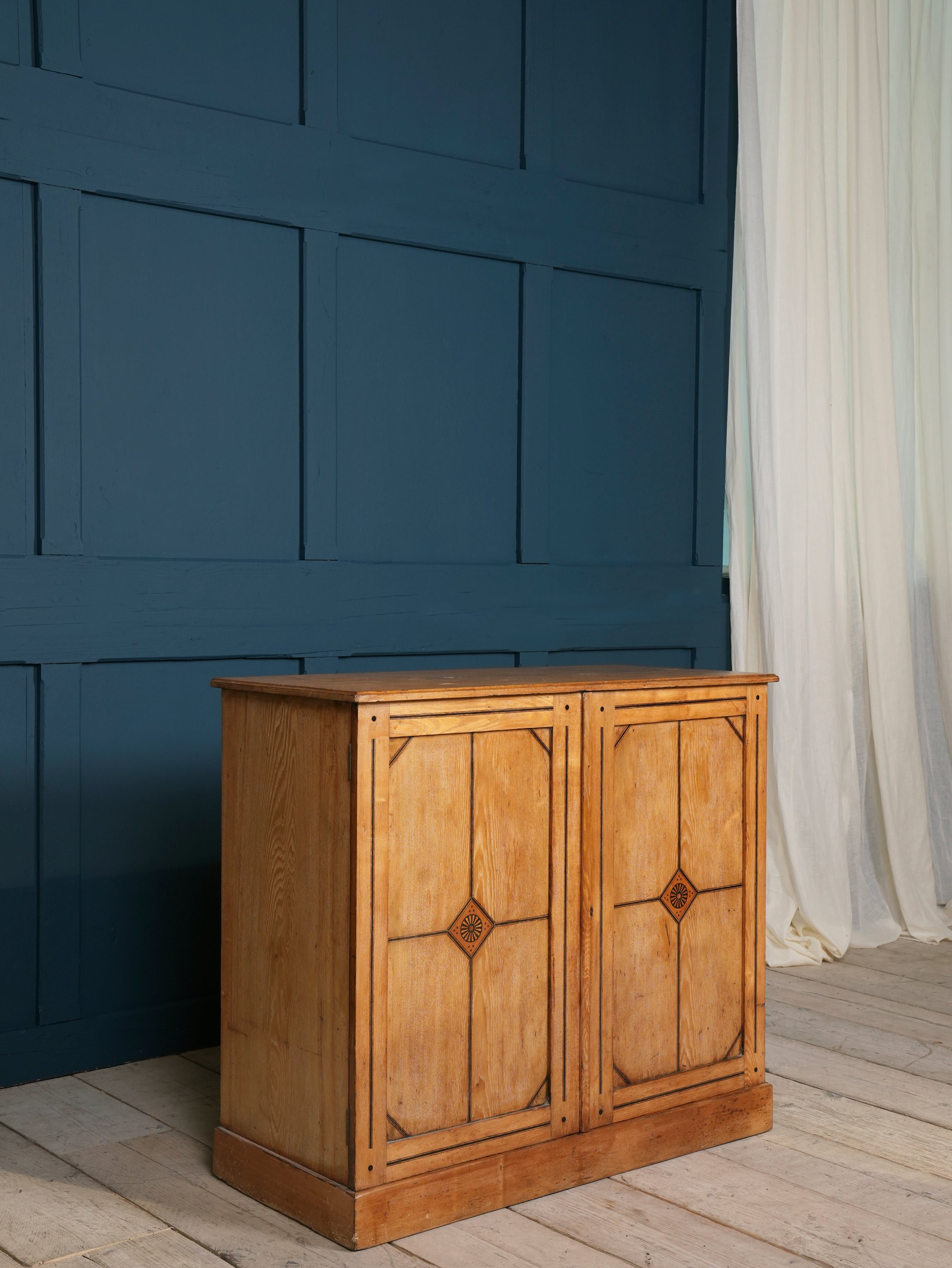 An Aesthetic Movement Ash Side Cabinet