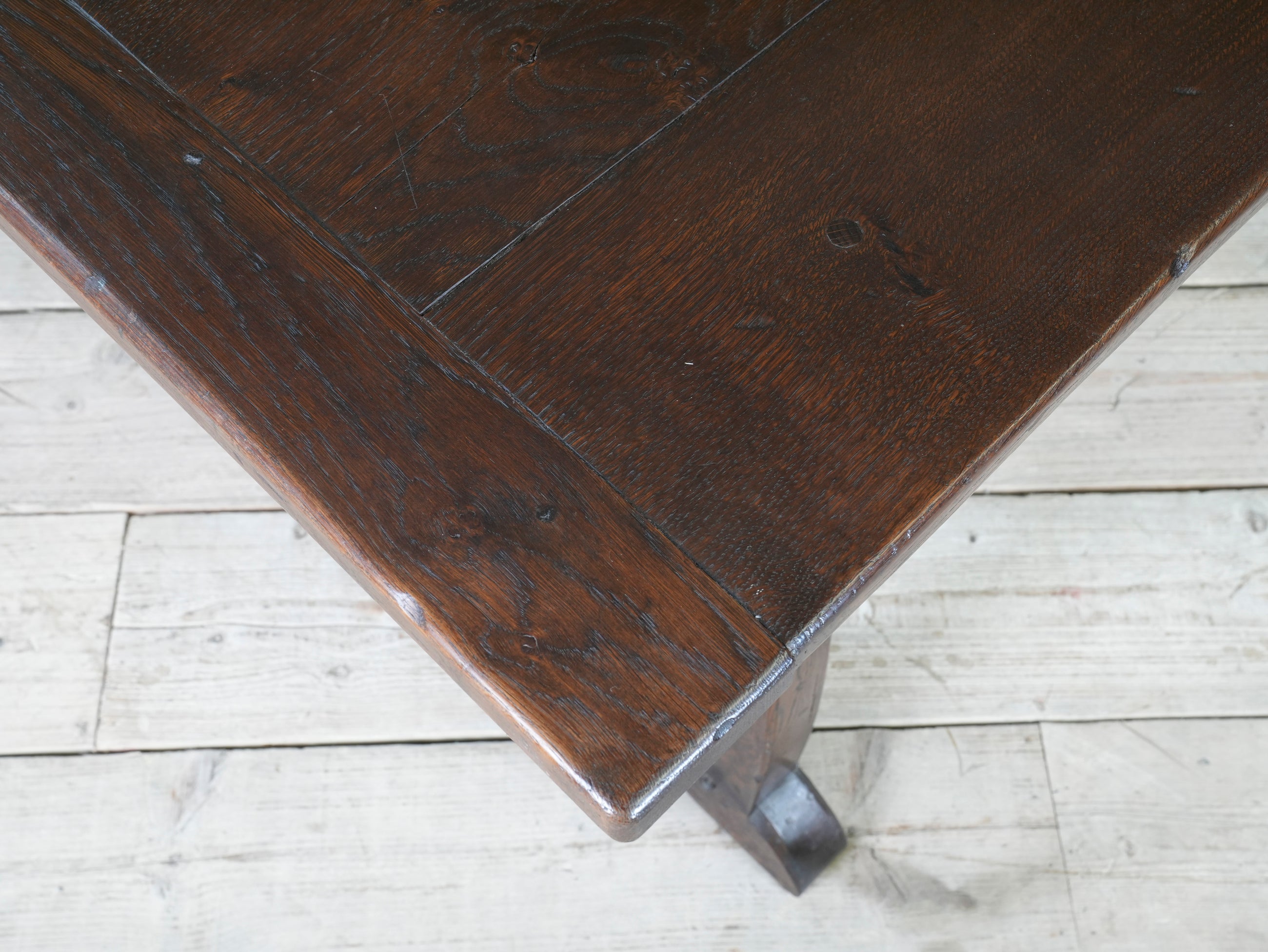A Dark Oak Arts & Crafts Refectory Table