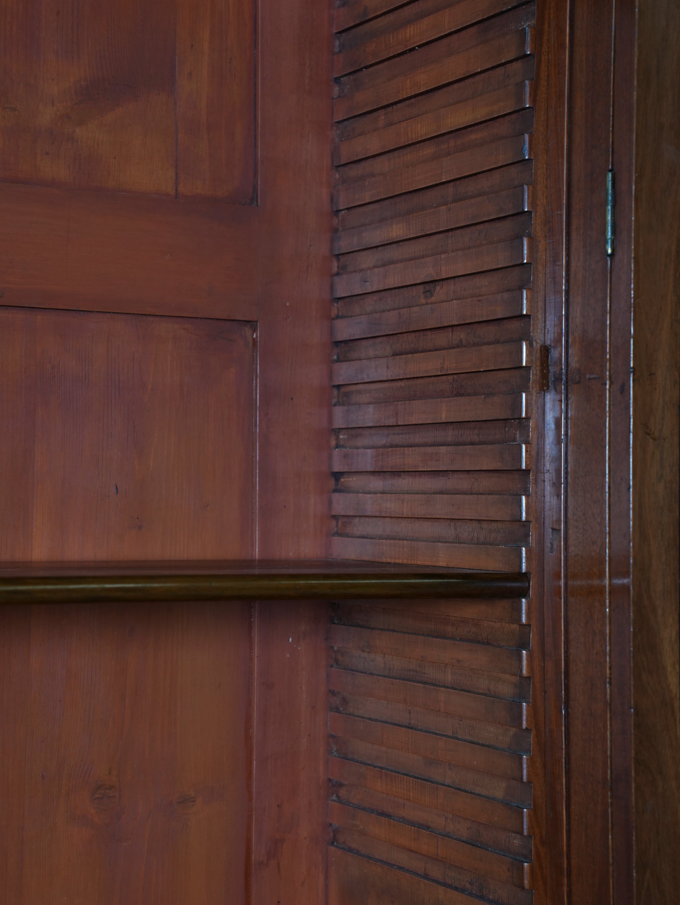 A Large George III Mahogany Breakfront Bookcase
