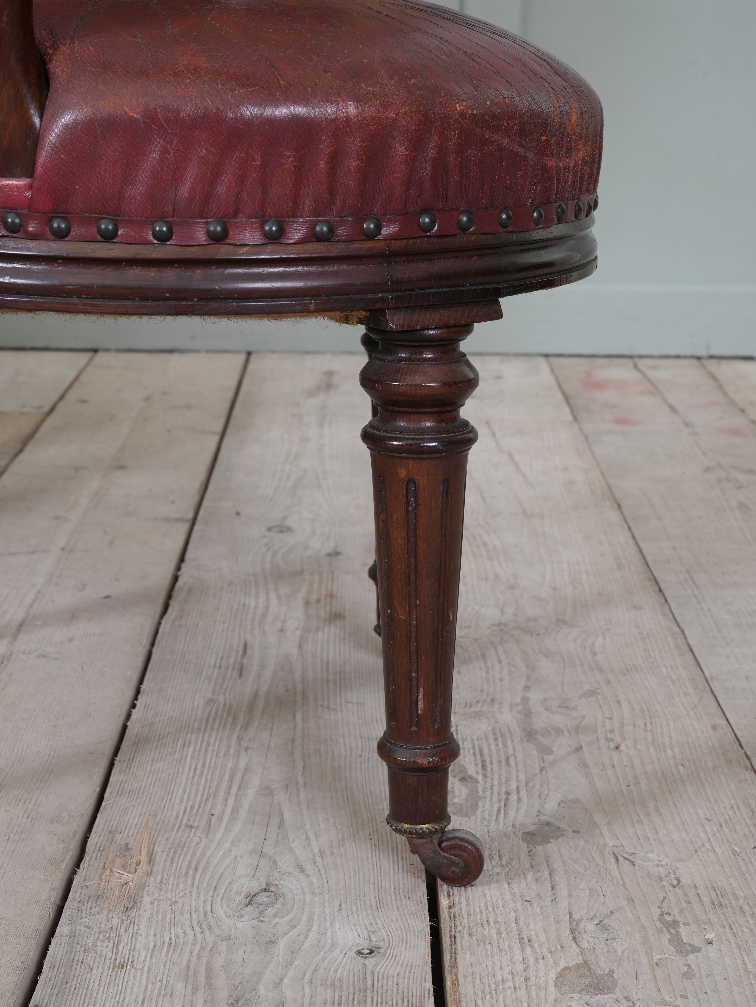 A Set of Six 19th Century Gillows Library Chairs