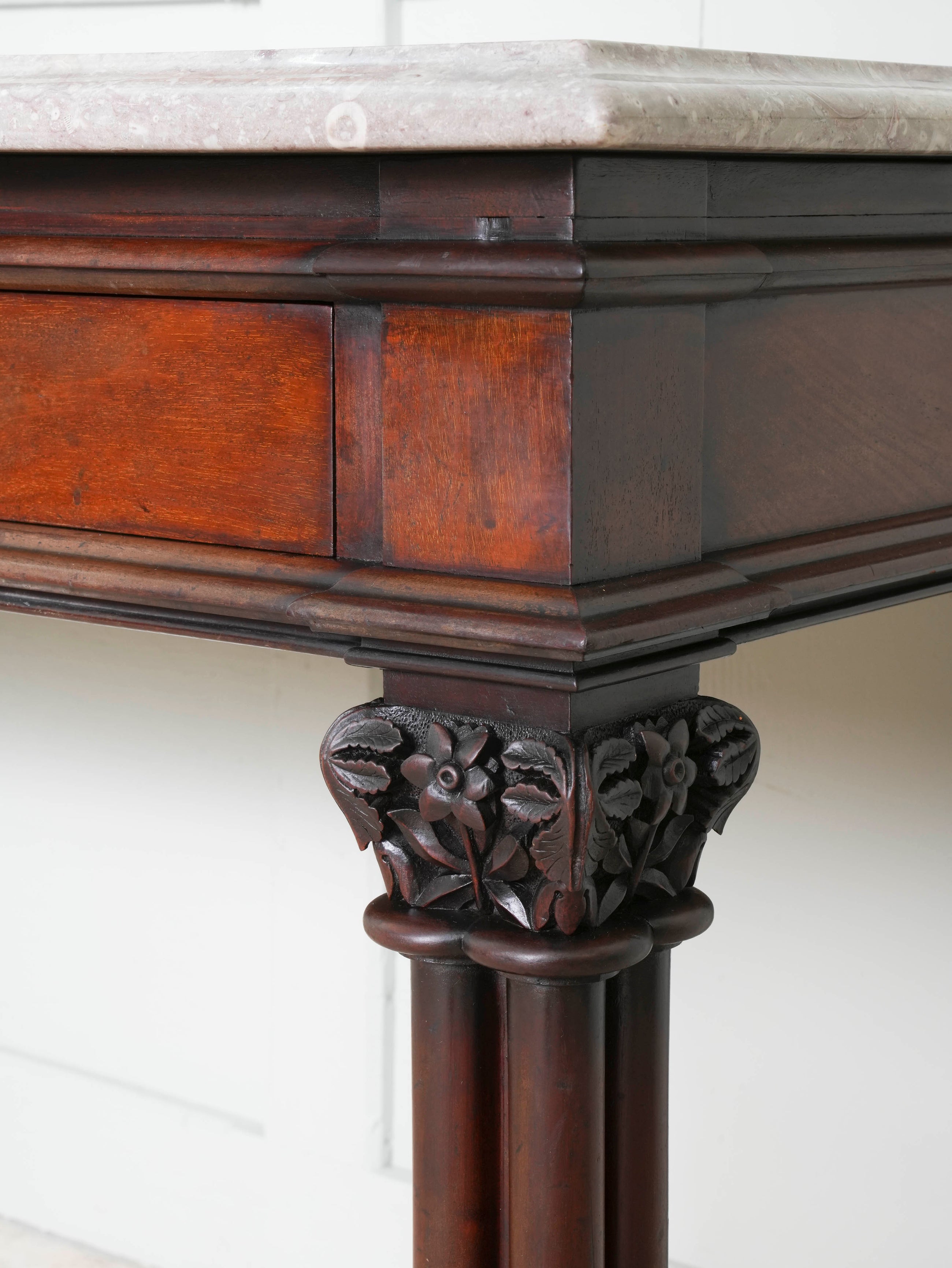 A 19th Century Marble Top Serving Table
