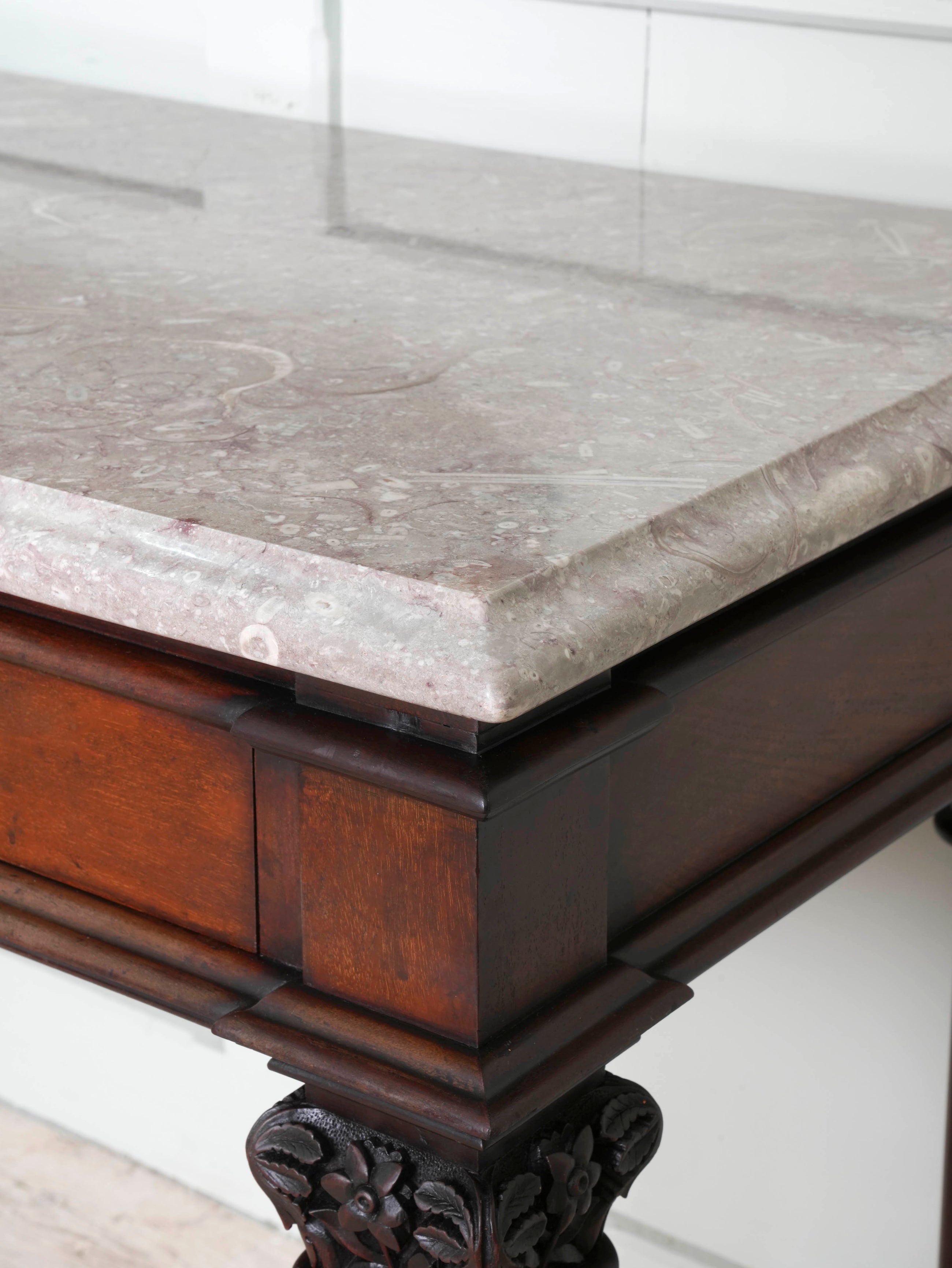 A 19th Century Marble Top Serving Table