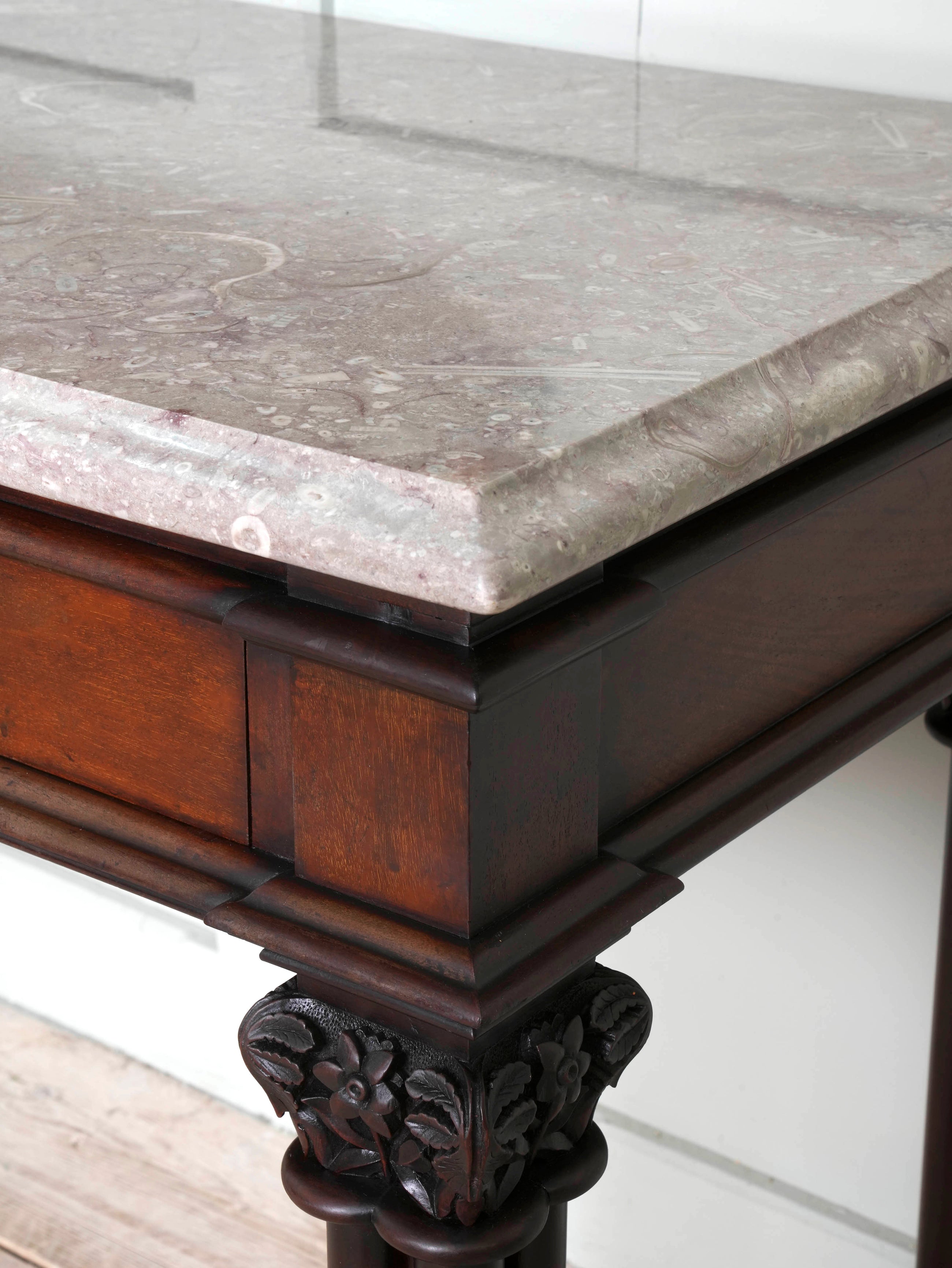 A 19th Century Marble Top Serving Table