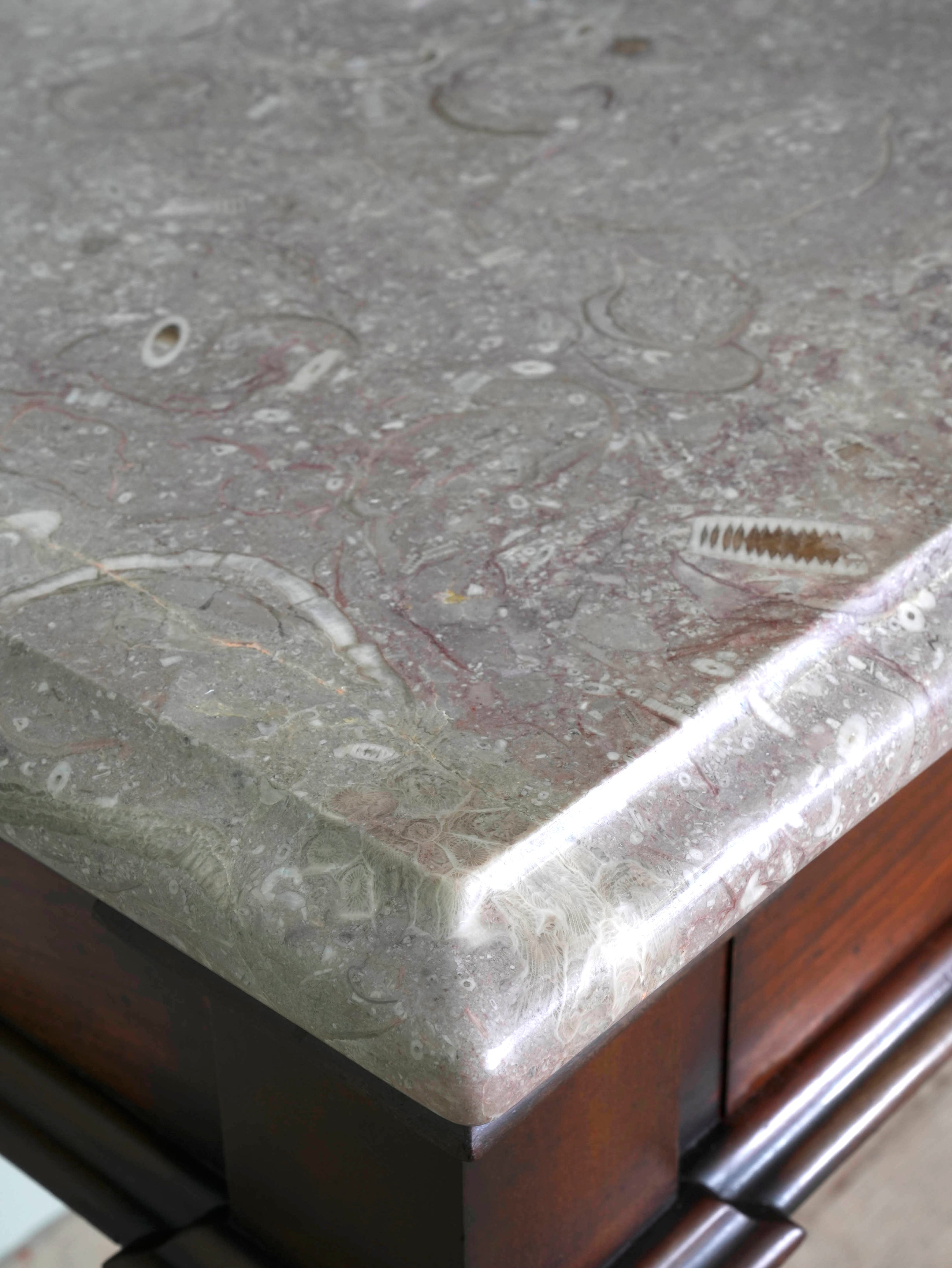 A 19th Century Marble Top Serving Table