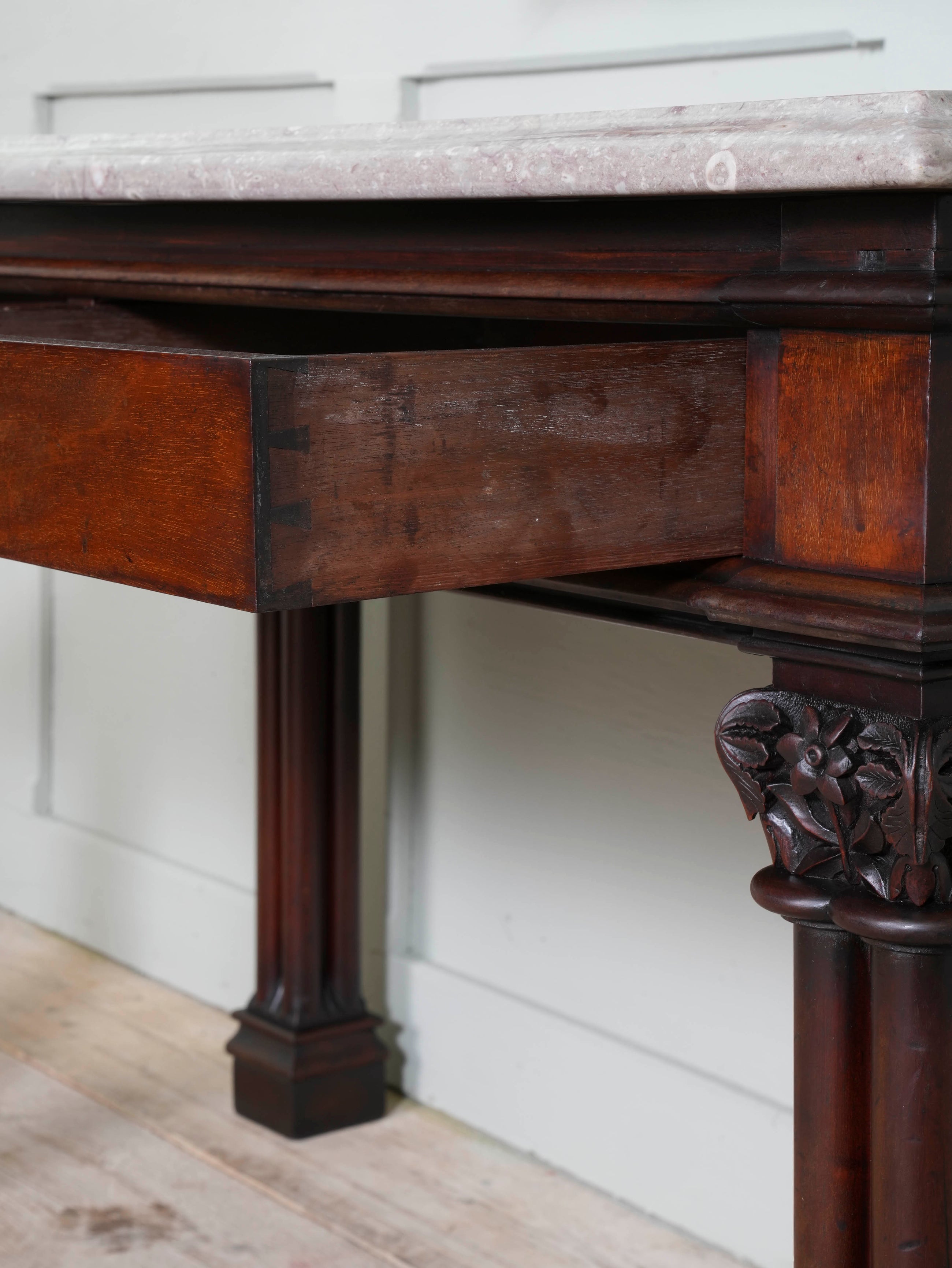 A 19th Century Marble Top Serving Table