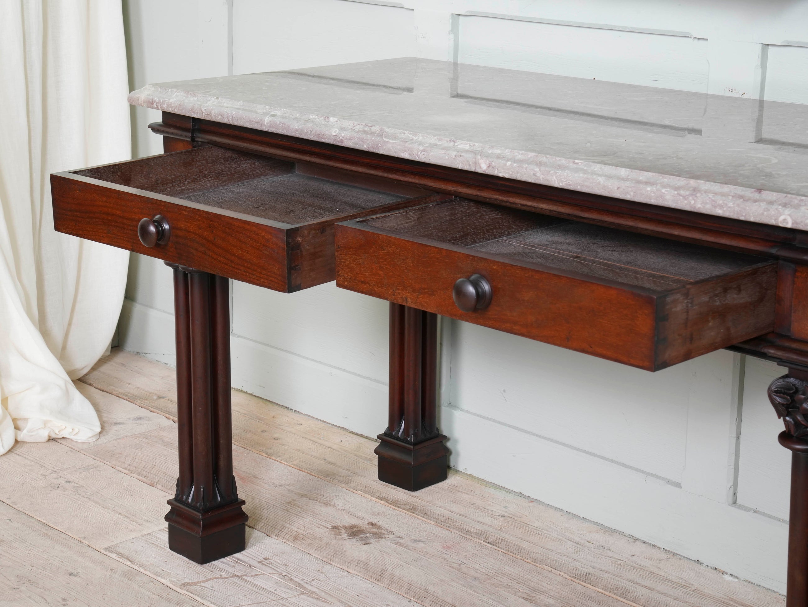 A 19th Century Marble Top Serving Table