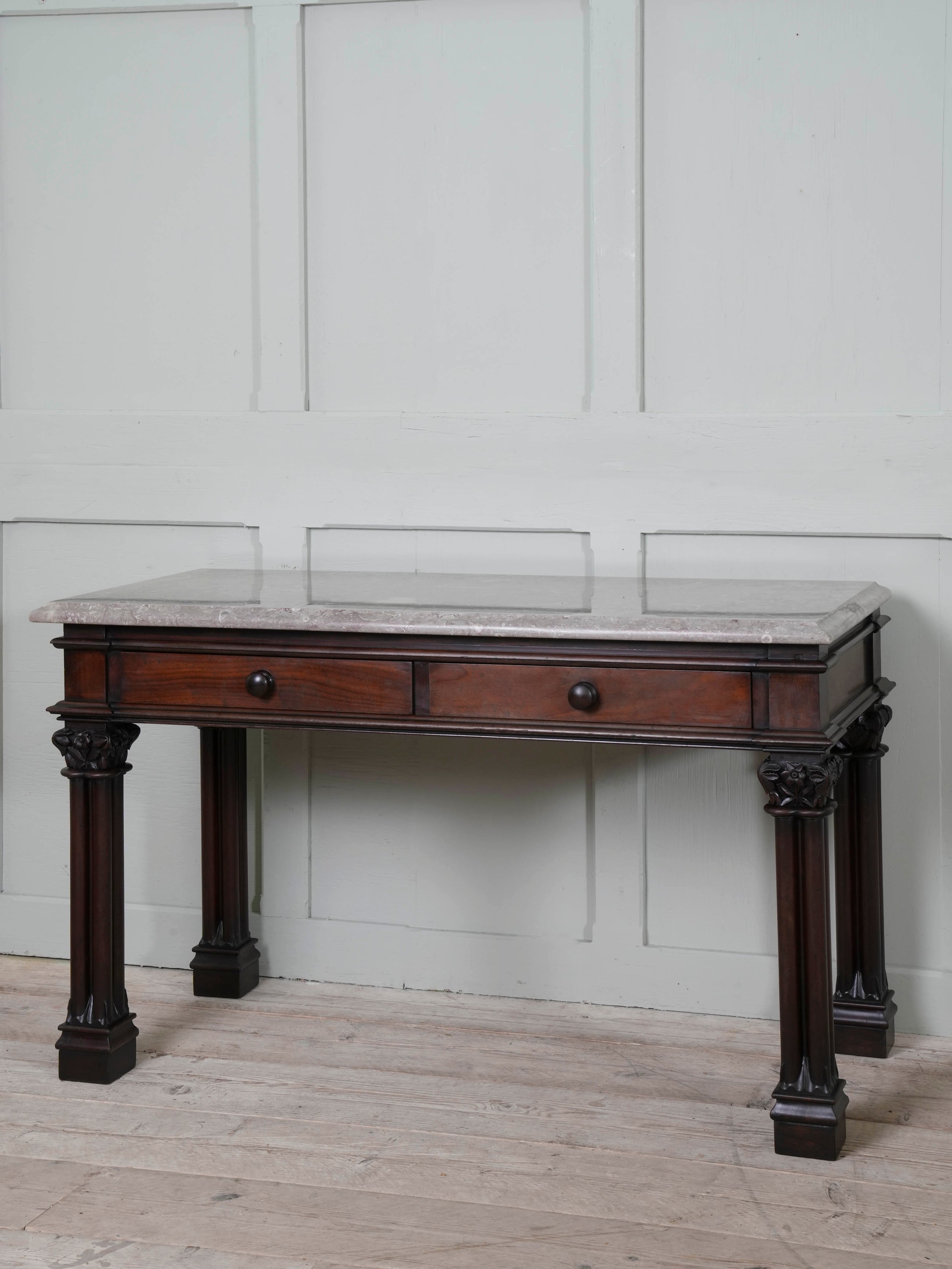 A 19th Century Marble Top Serving Table