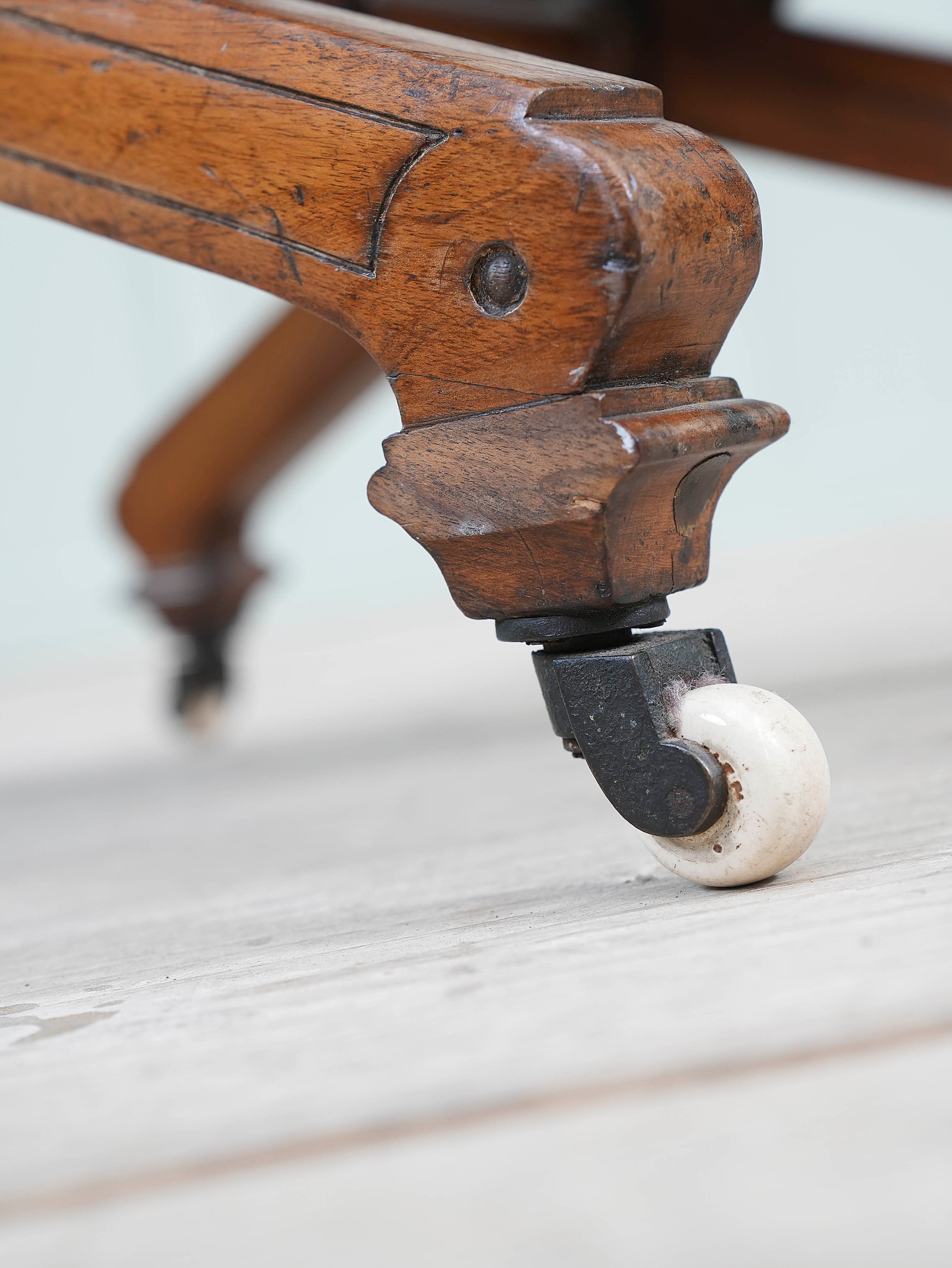A 19th Century Walnut X Frame Stool