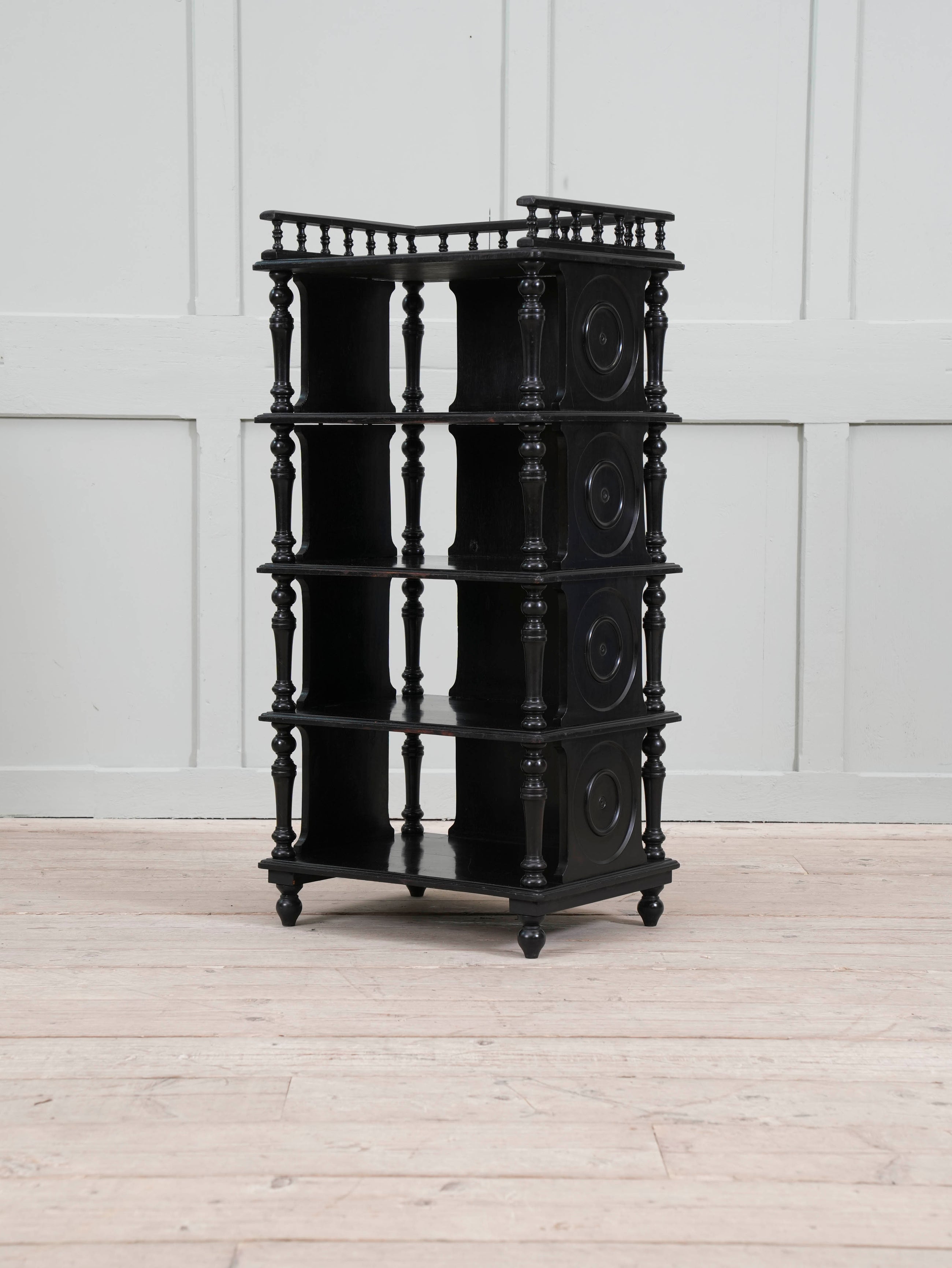 Ebonised Etagere